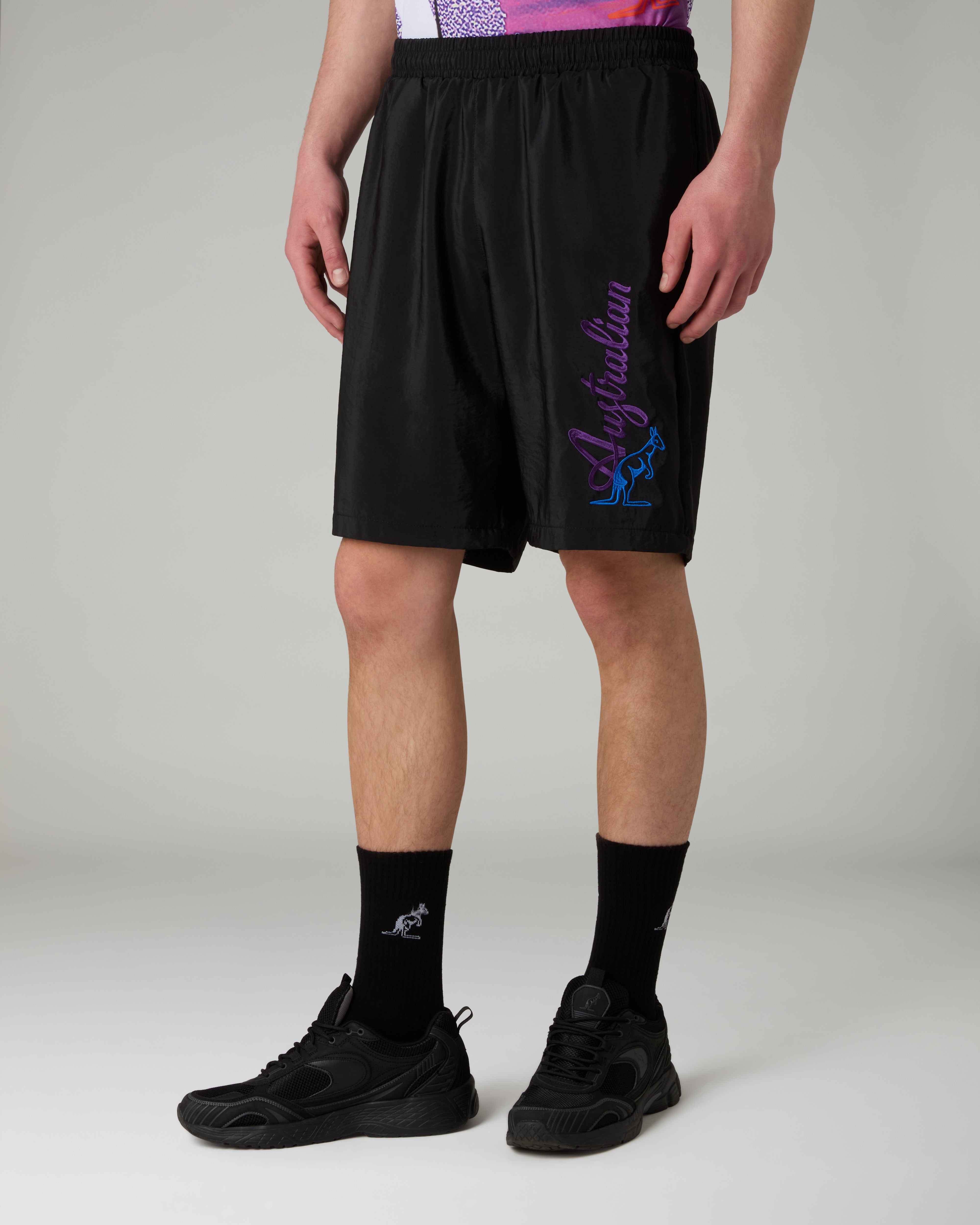 australian-goran-short-shorts-in-tessuto-antibes-stropicciato image 1