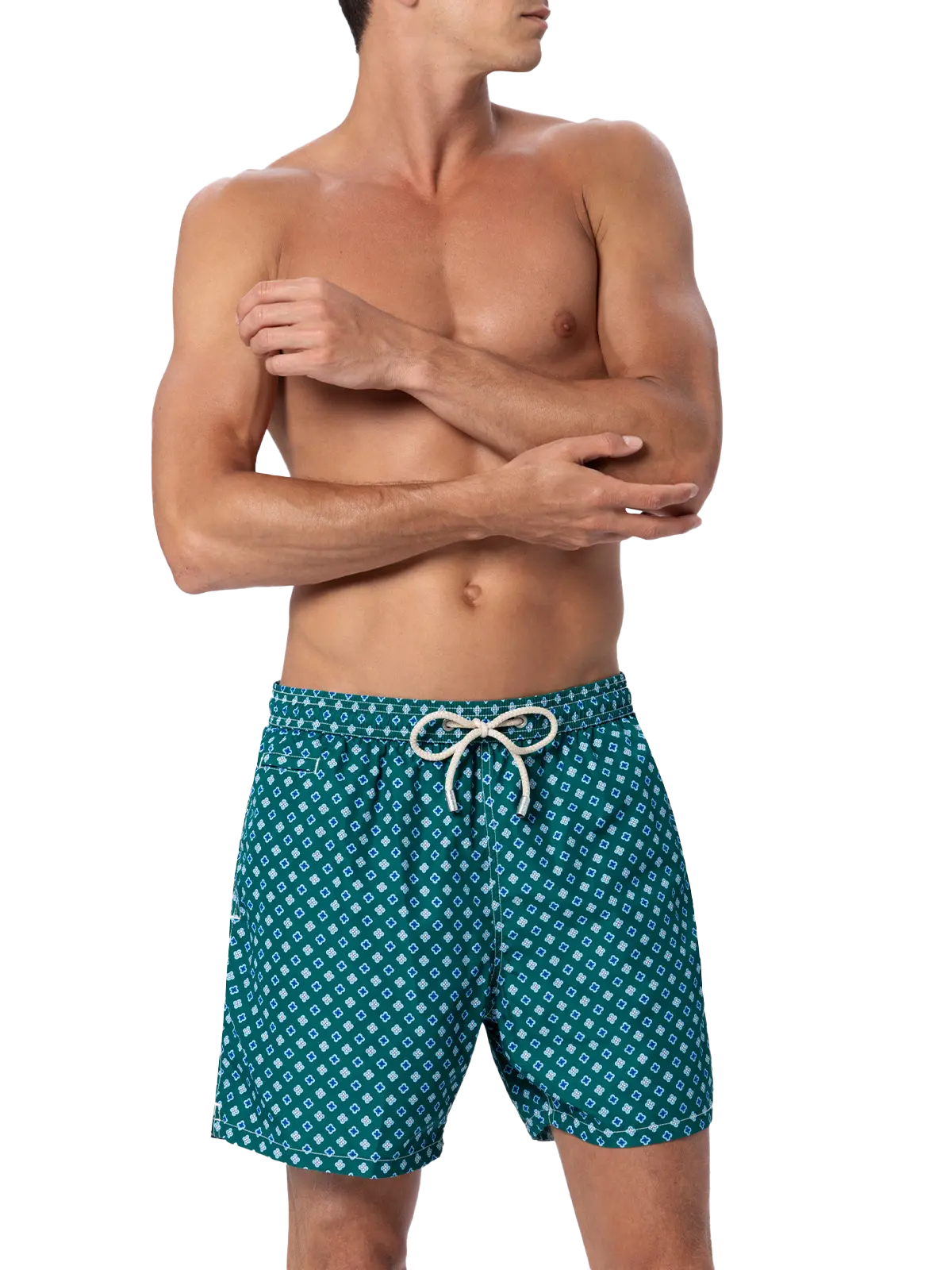 mc2-saint-barth-lighting-micro-costume-uomo-verde-stampa-cravatte image 3