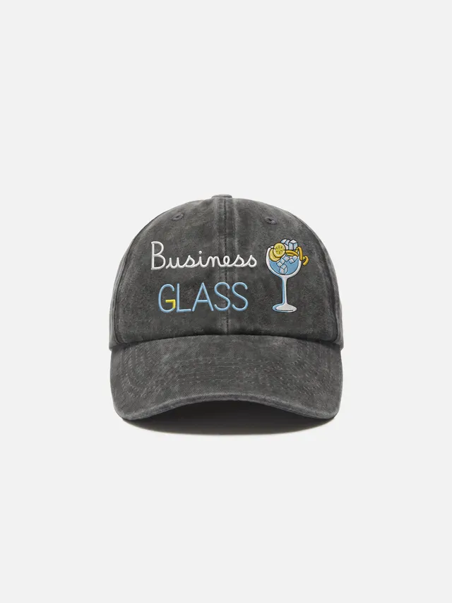 mc2-saint-barth-cappellino-davis-in-denim-nero-con-ricamo-business-glass image 1