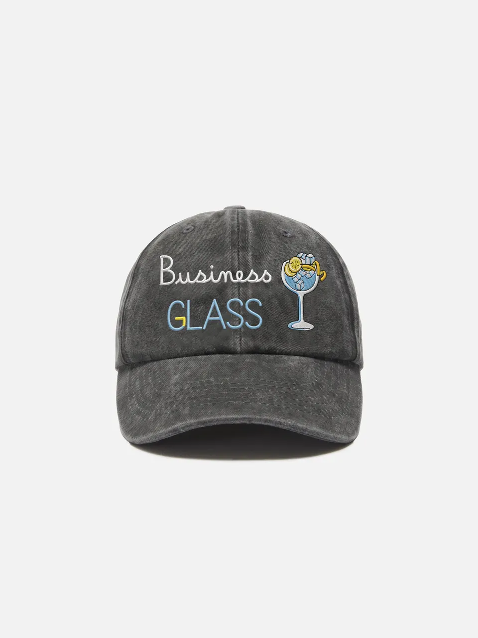 mc2-saint-barth-cappellino-davis-in-denim-nero-con-ricamo-business-glass image 1