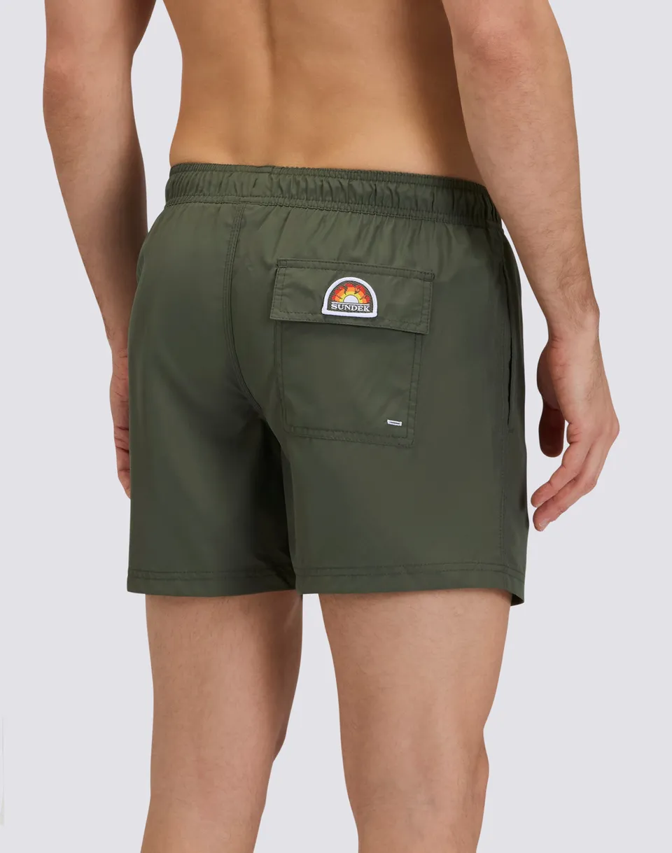 sundek-costume-da-bagno-uomo-corto-in-poliestere-riciclato-repreve-con-patch-tri image 1