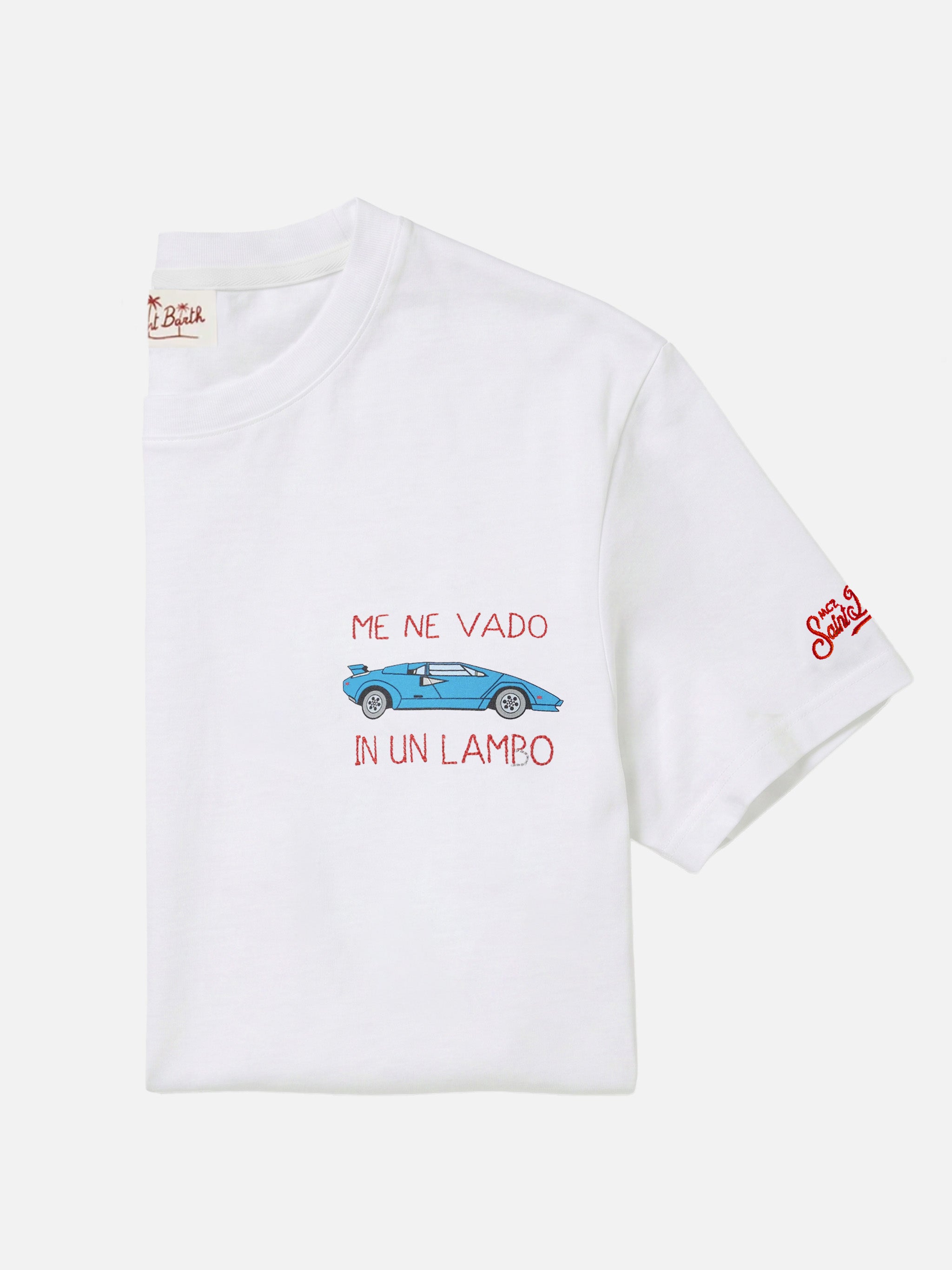mc2-saint-barth-t-shirt-da-uomo-in-puro-cotone-bianco-con-ricamo-me-ne-vado-in-u image 1