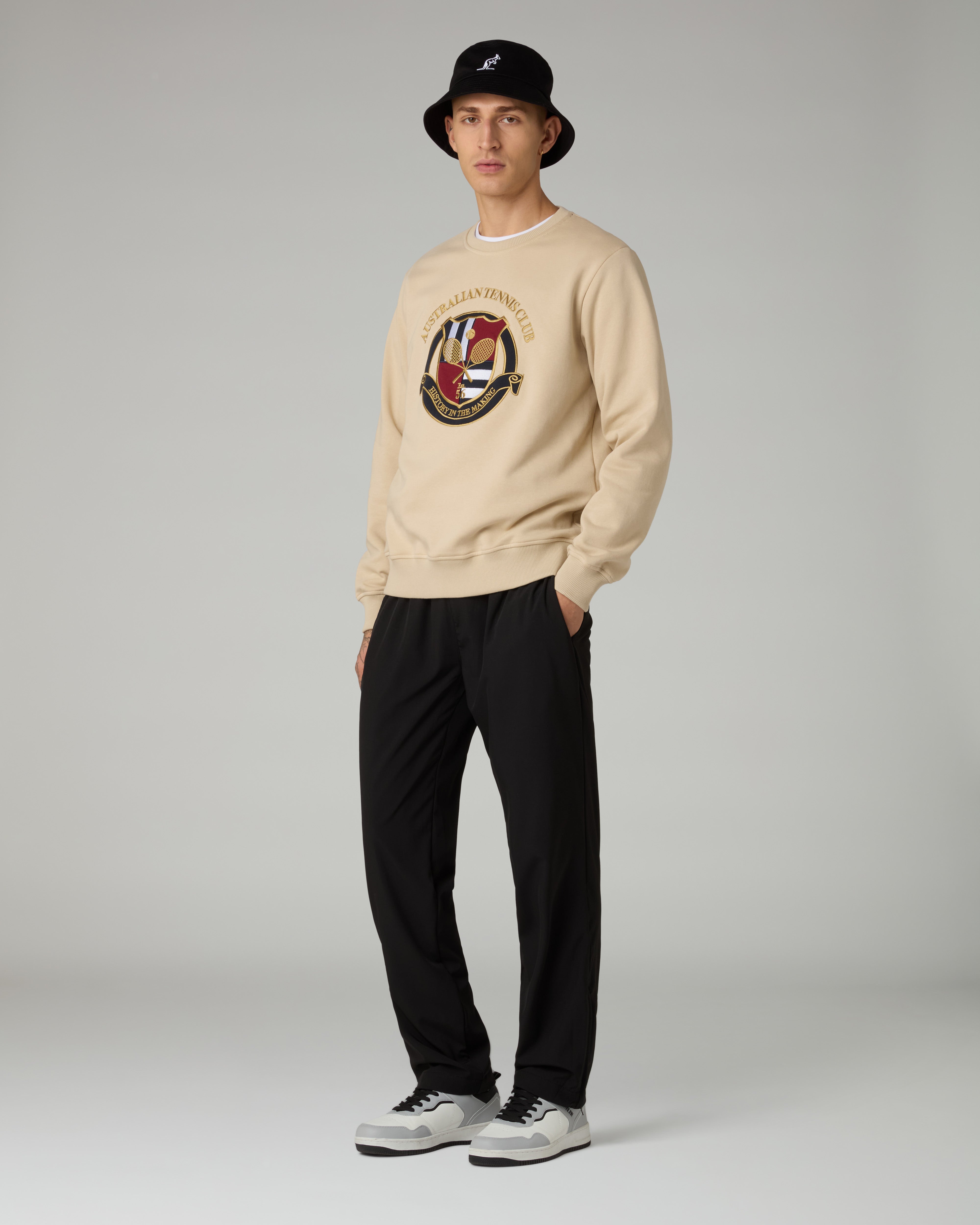 australian-classy-track-pant-nero-in-tessuto-slam-bi-elastico image 2