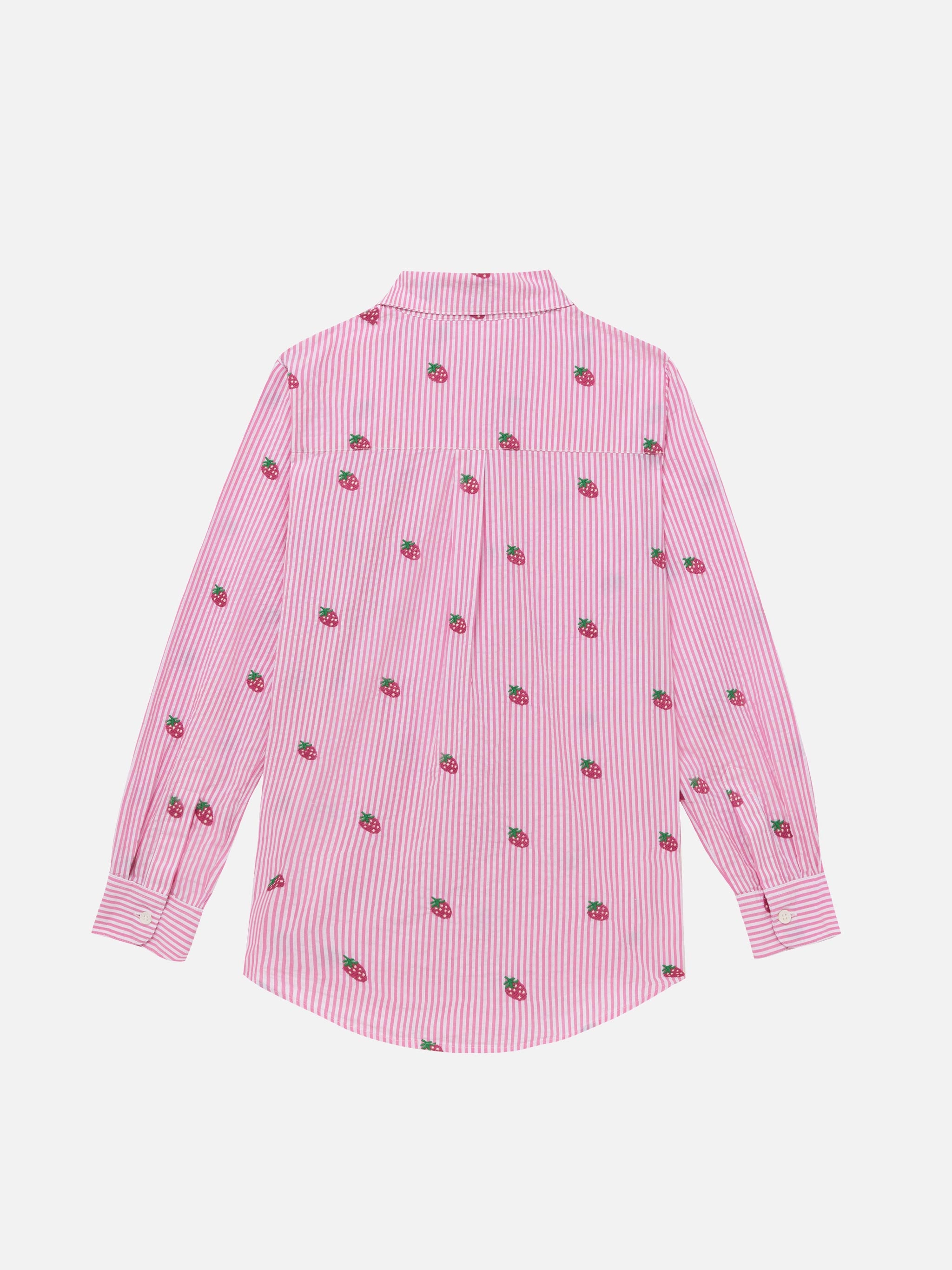 mc2-saint-barth-camicia-mini-brigitte-donna-seersucker-righe-rosa-fragole image 2
