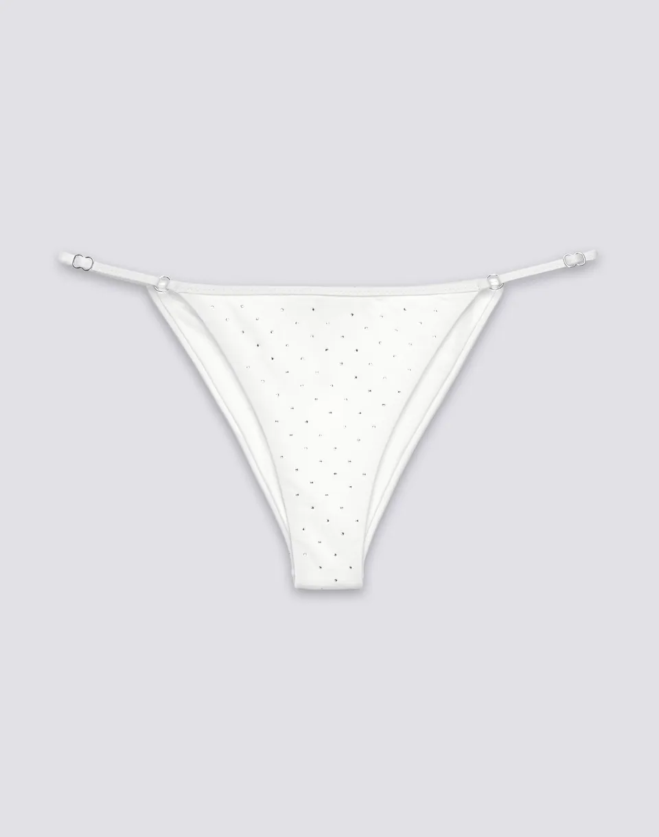sundek-kerr-slip-bikini-vita-fissa-sgambato-con-strass-donna image 1