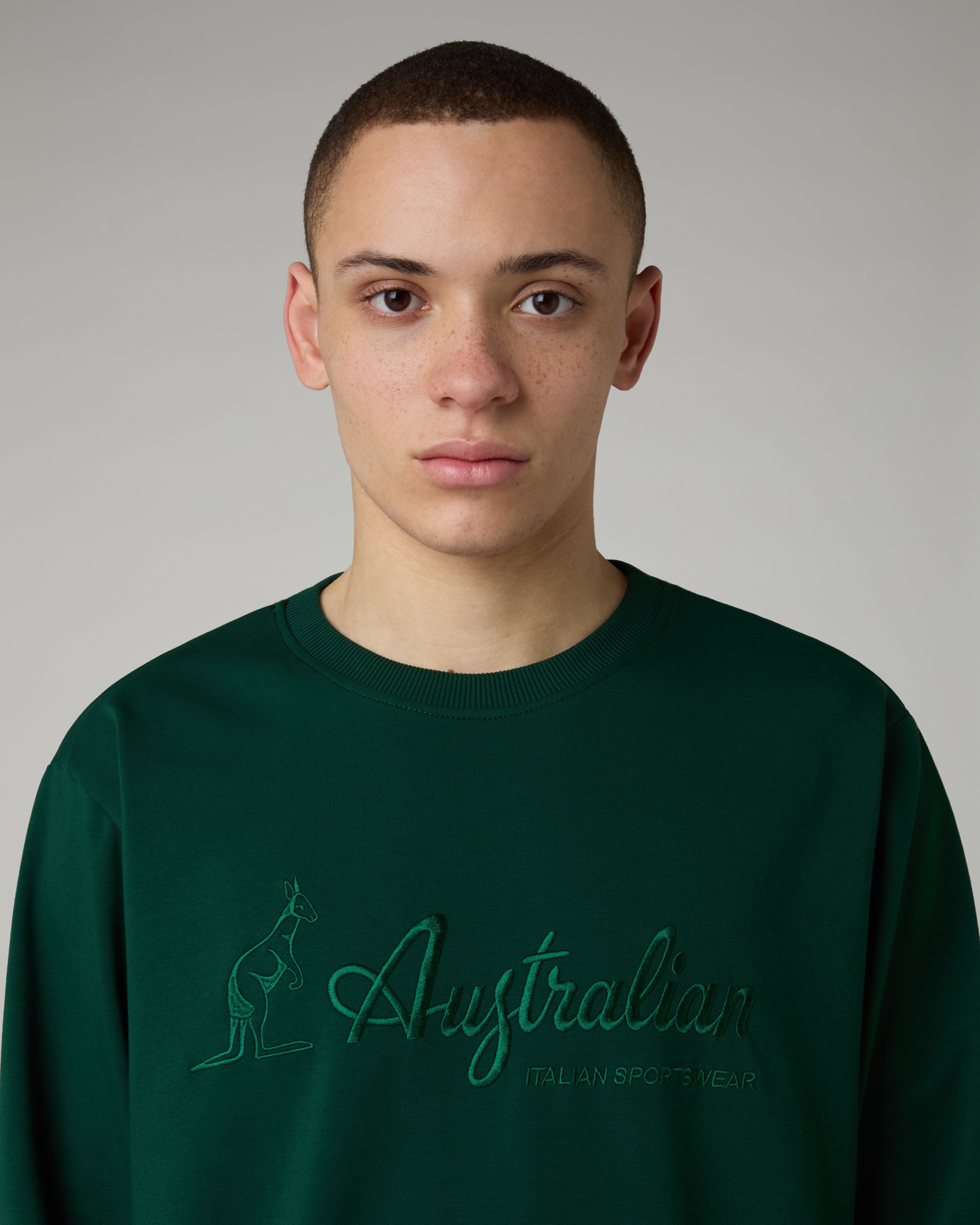 australian-statement-logo-crewneck-felpa-girocollo-sportswear image 4