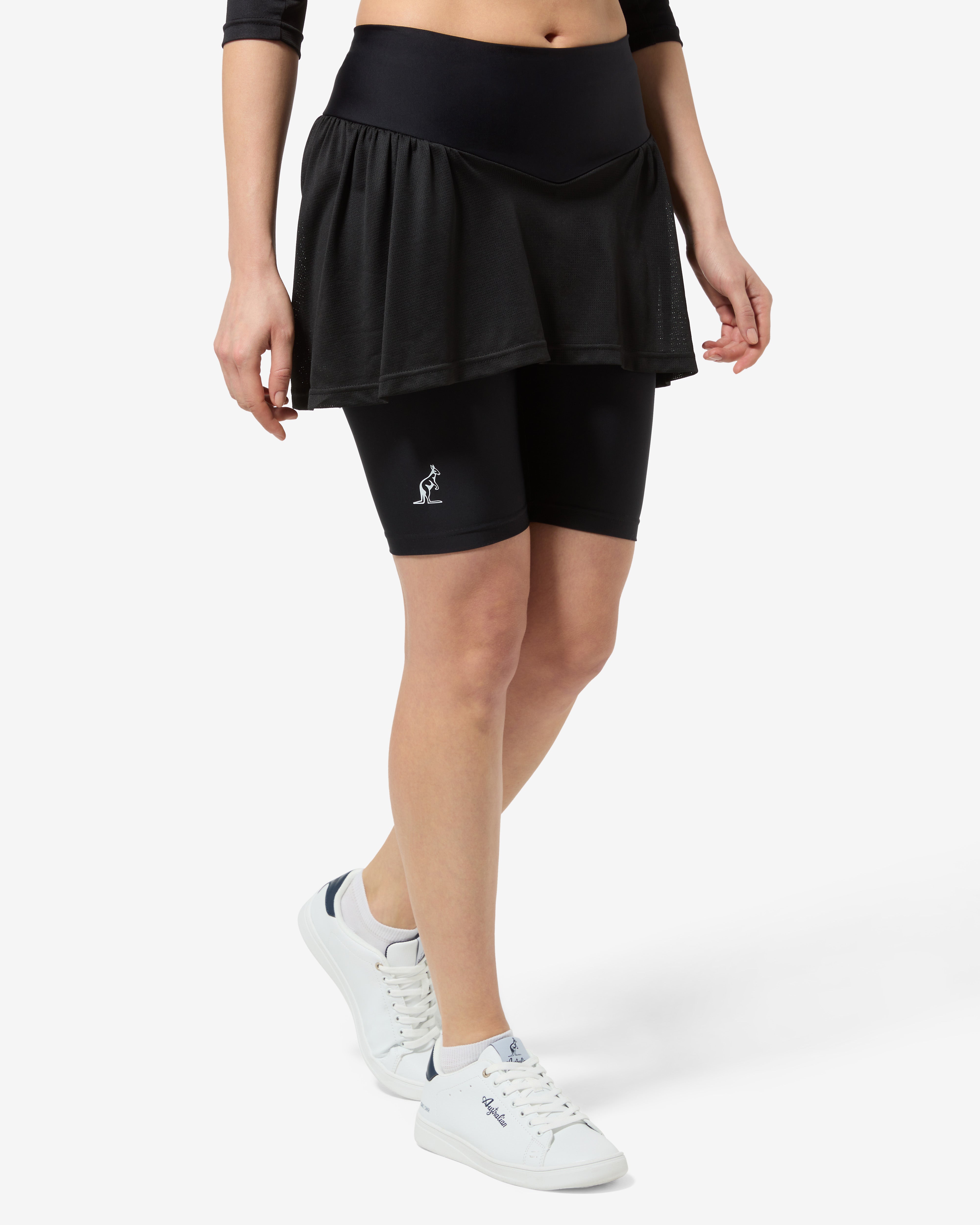 australian-compressive-cut-short-tennis-nero-effetto-shape image 1