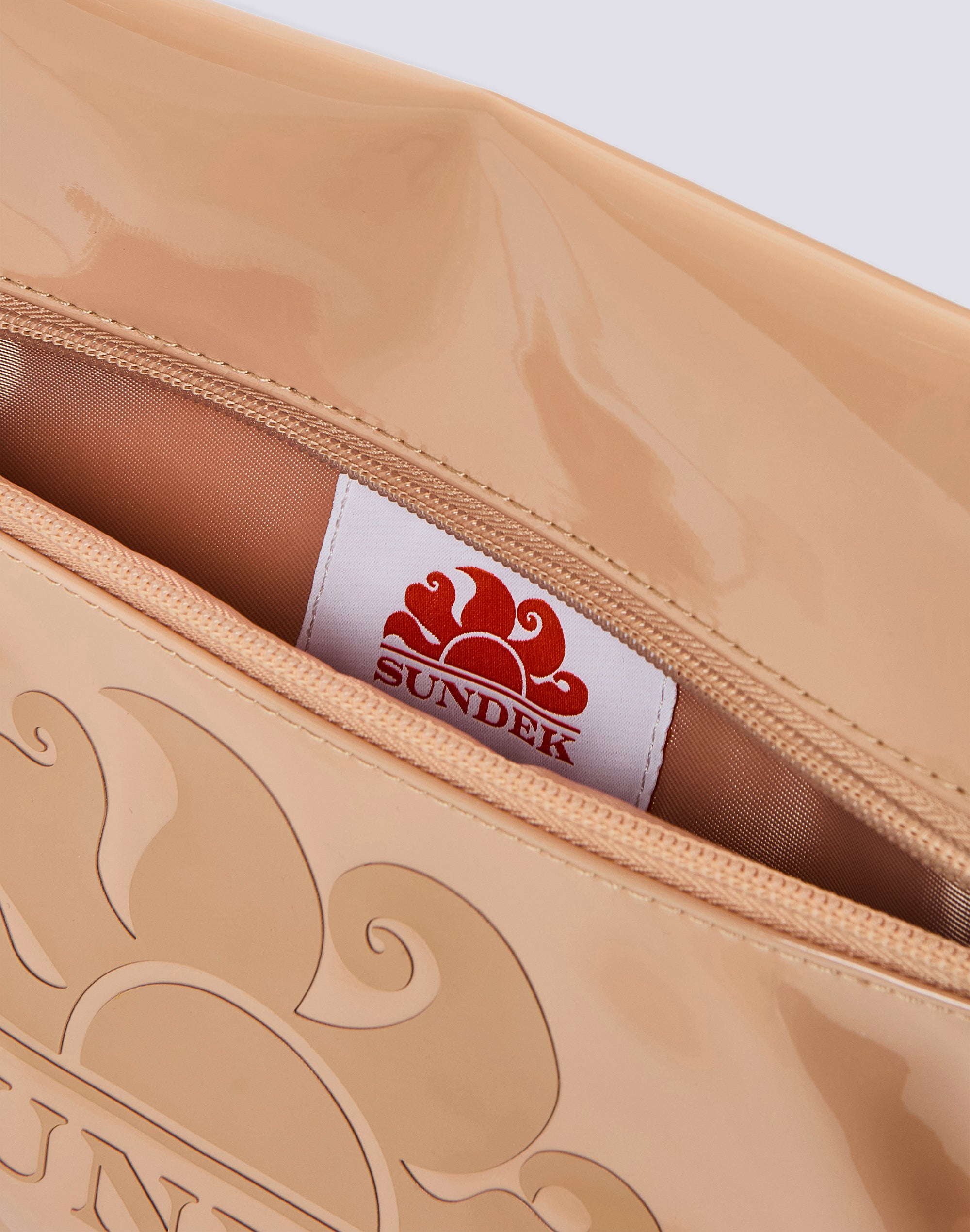 sundek-mini-borsa-paper-straw-effetto-paglia-con-zip-donna image 4