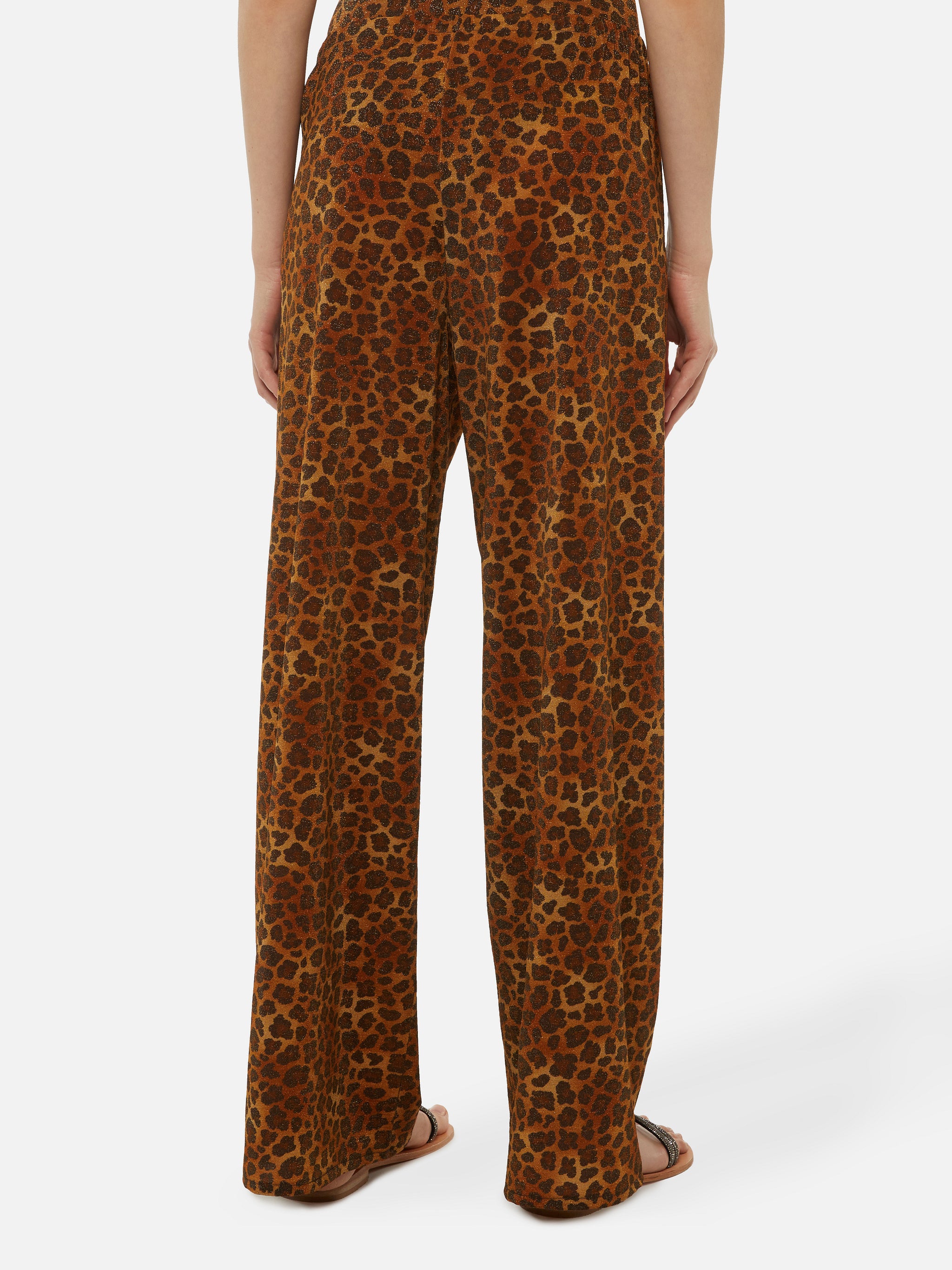 mc2-saint-barth-amalia-pantaloni-donna-gamba-larga-lurex-leopardato image 4