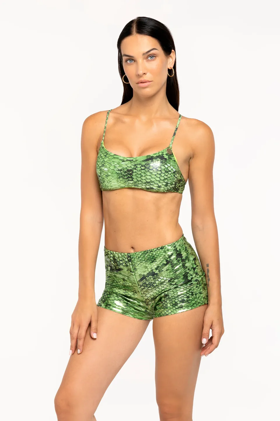 4giveness-short-rainbow-boa-pantaloncino-lycra-donna image 1