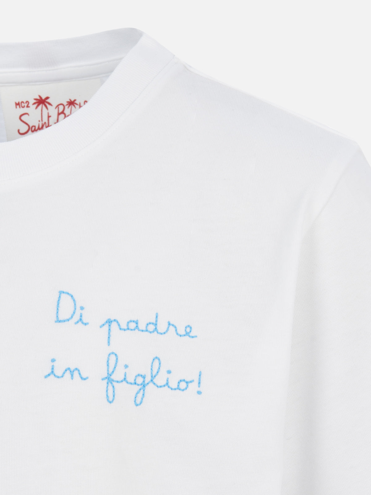 mc2-saint-barth-t-shirt-bambino-in-cotone-con-ricamo-di-padre-in-figlio-edizione image 3