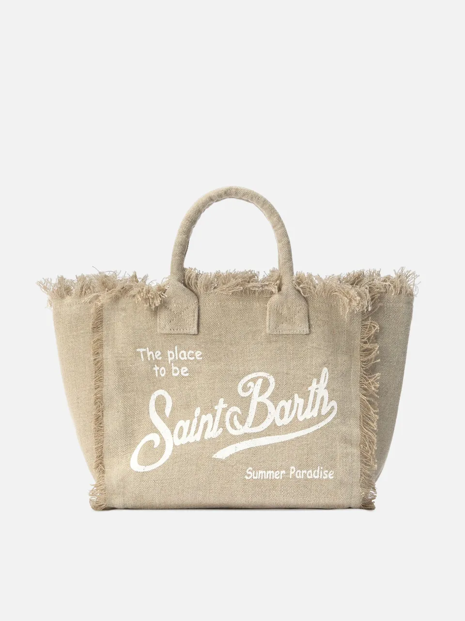 mc2-saint-barth-borsa-colette-in-lino-beige-tinta-unita-con-frange image 1