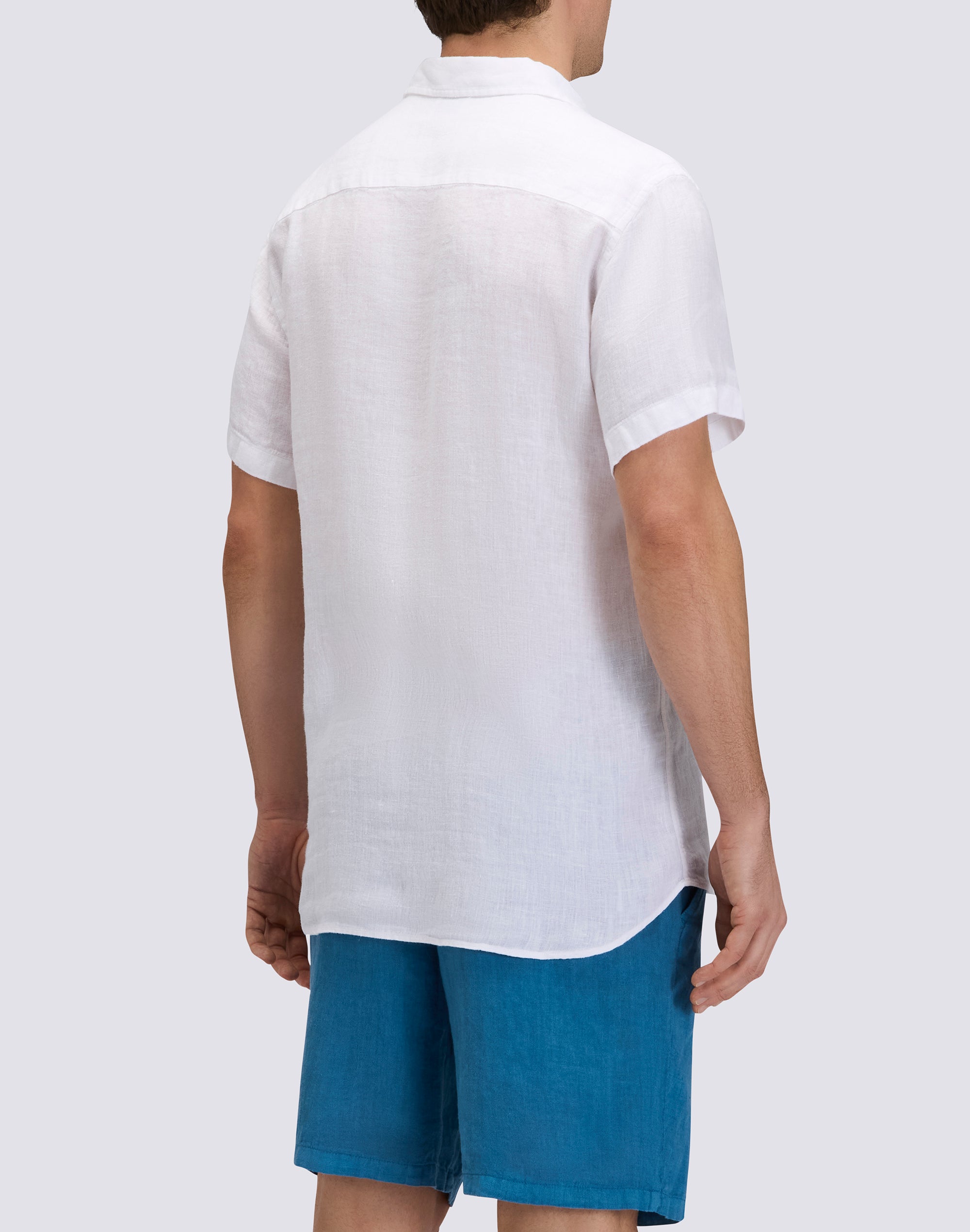 sundek-camicia-uomo-in-lino-a-mezze-maniche-tinto-capo-regular-2 image 2