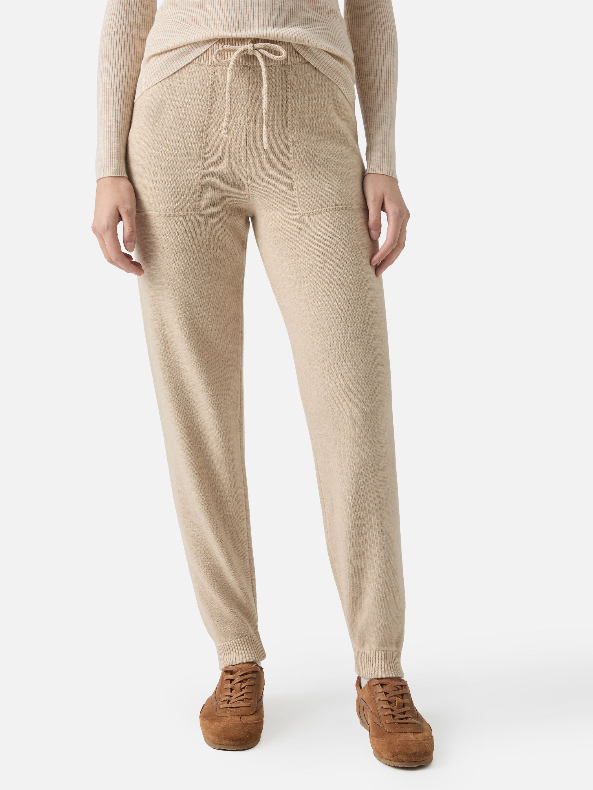 mc2-saint-barth-charlie-pantaloni-jogger-beige-in-misto-cashmere image 1