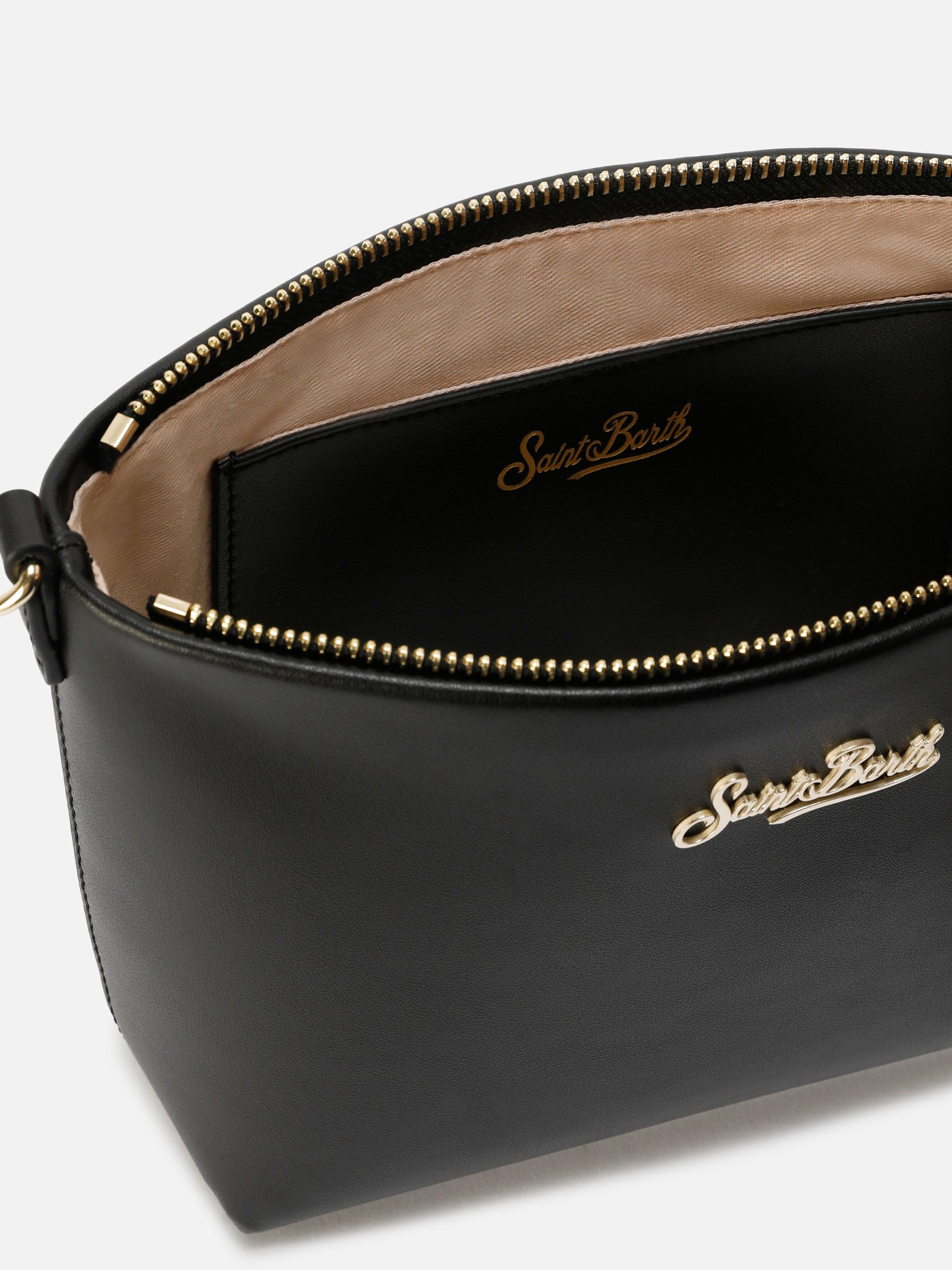 mc2-saint-barth-aline-borsa-spalla-donna-pelle-liscia-nera-logo image 4