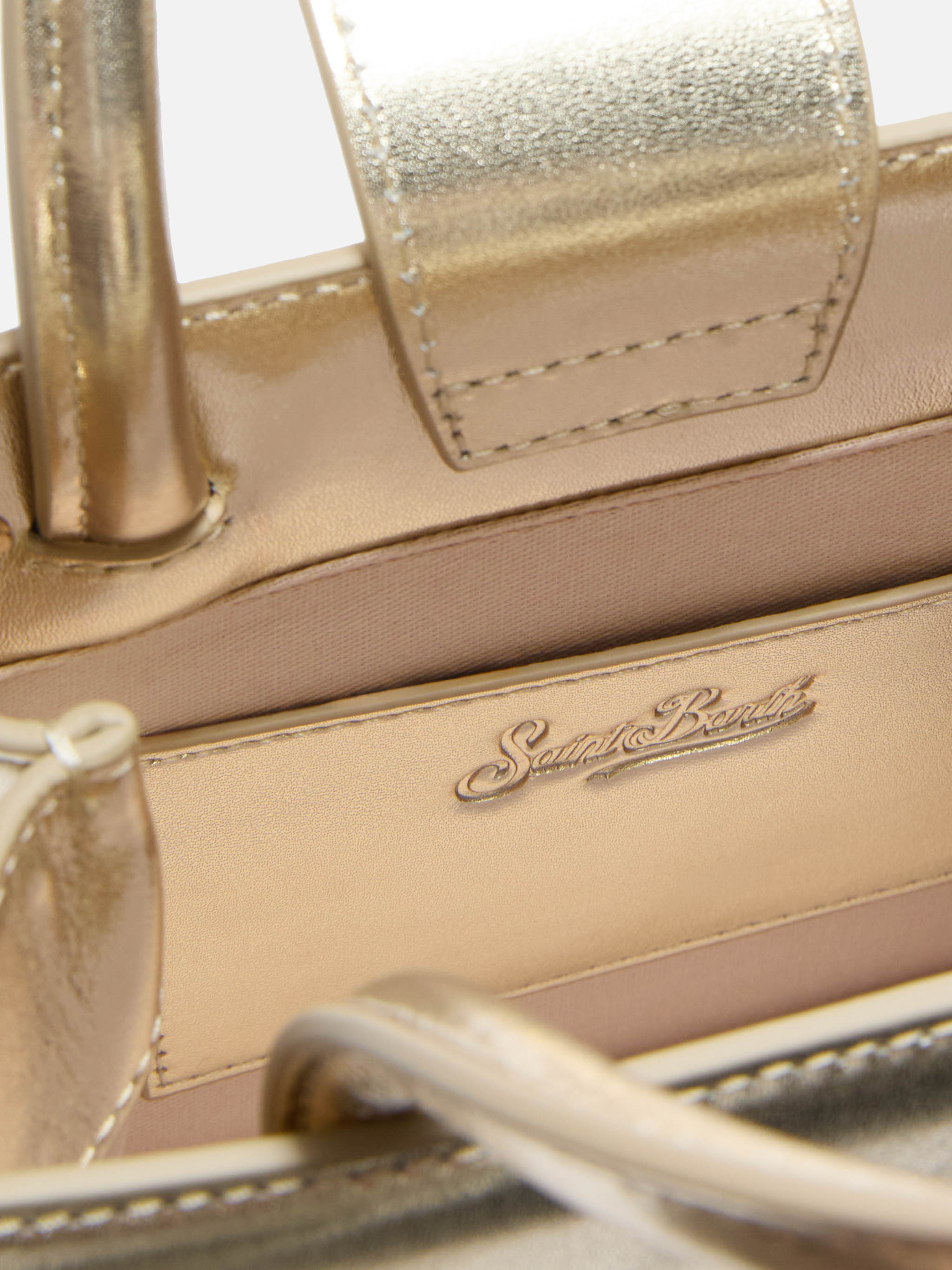 mc2-saint-barth-shop-mini-borsa-in-pelle-laminata-oro-con-targhetta-logo image 5