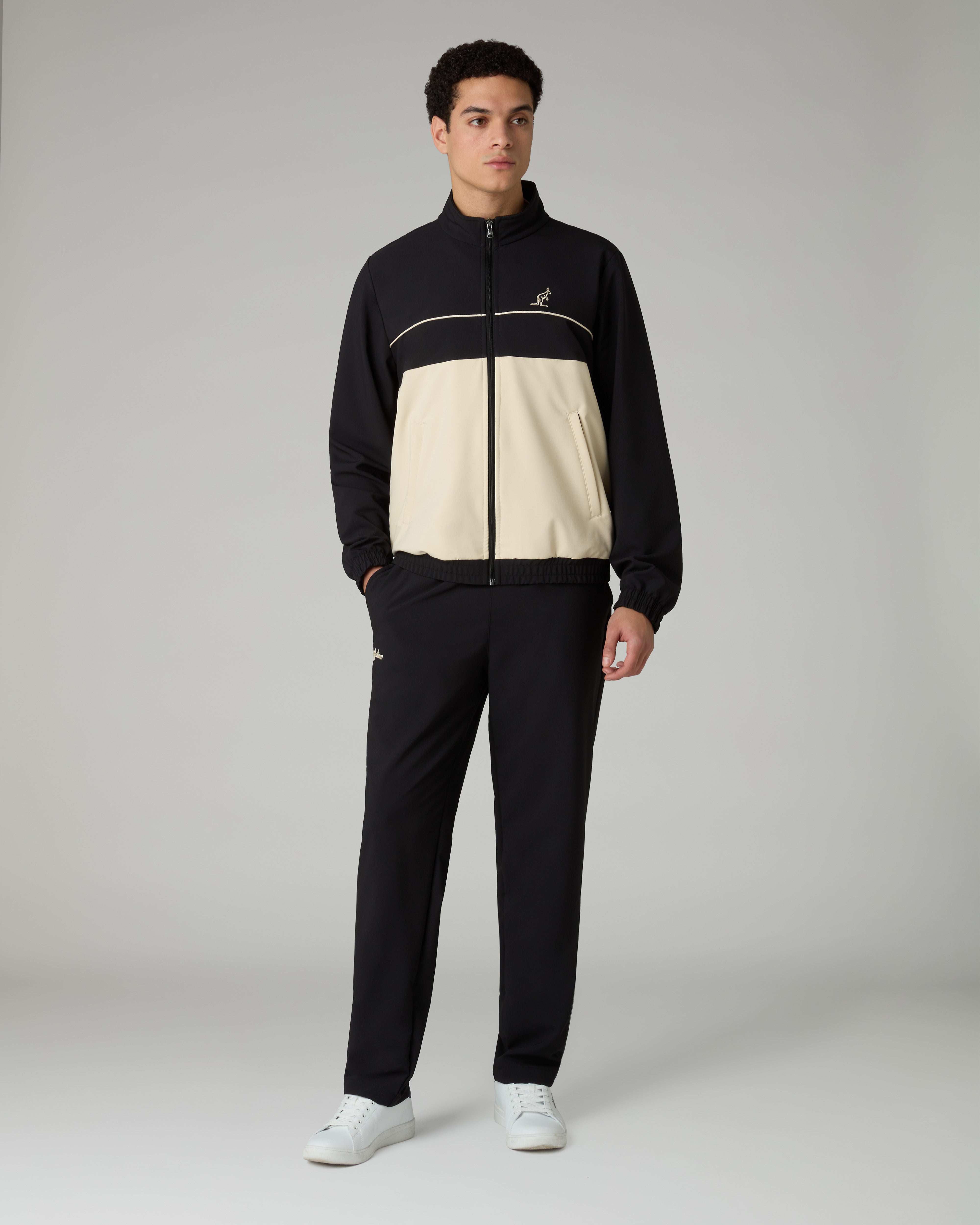 australian-icon-match-tuta-completa-uomo-nera-elasticizzata-full-zip image 1