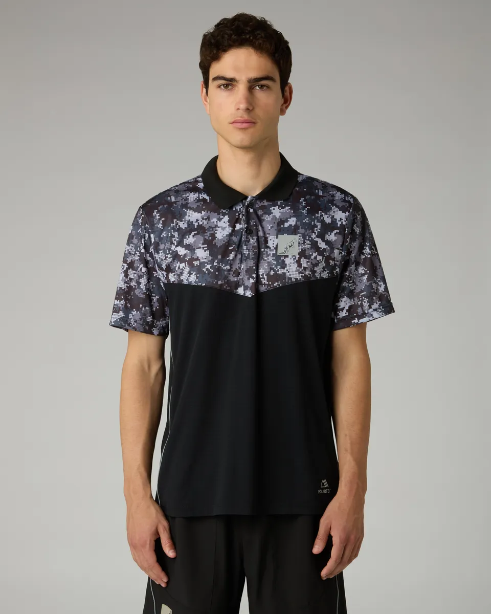 australian-digital-polo-shirt-polartec-power-dry-polo-tennis-tecnica-nera-made-i image 1
