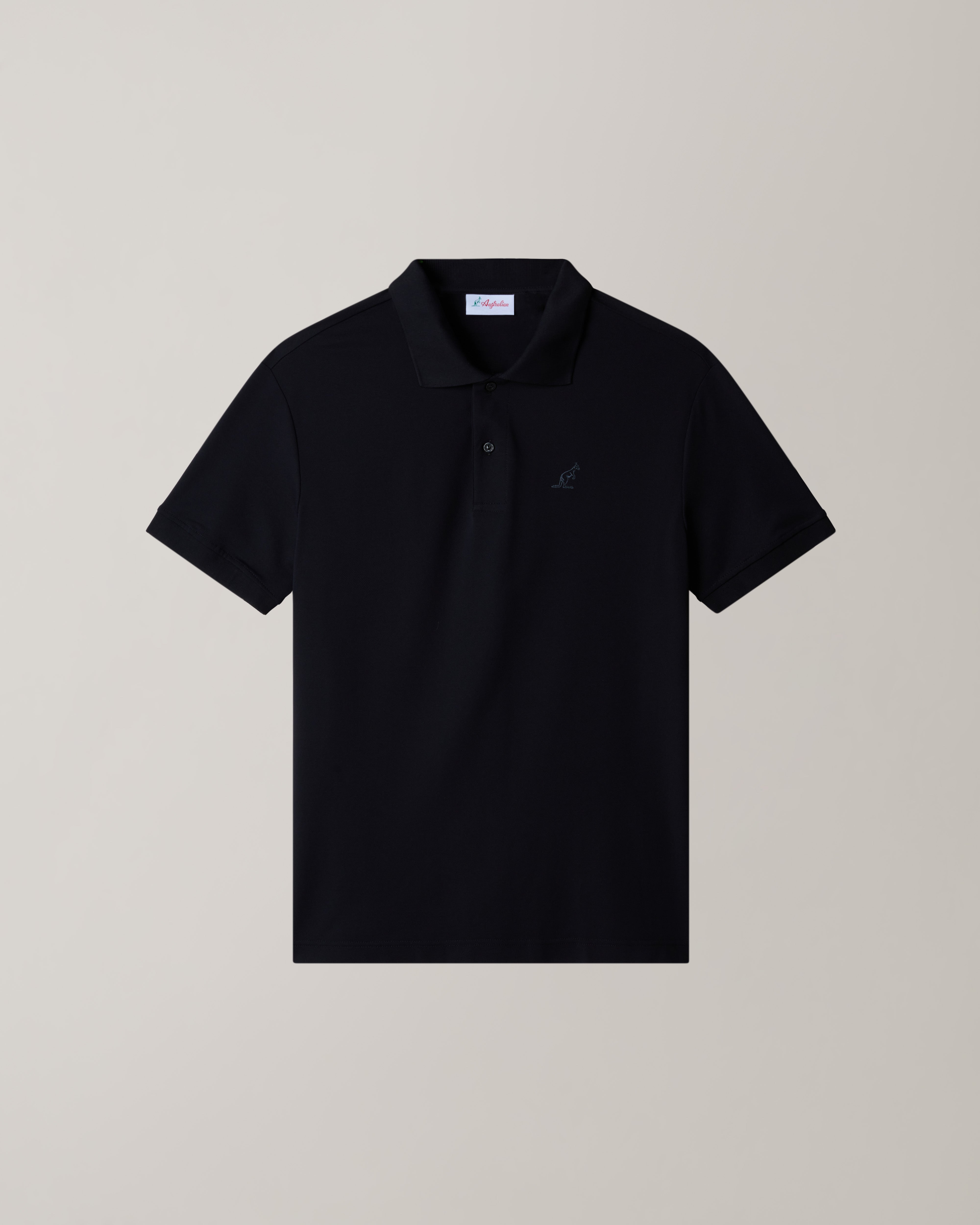 australian-essential-polo-tecnica-nera-uomo image 1