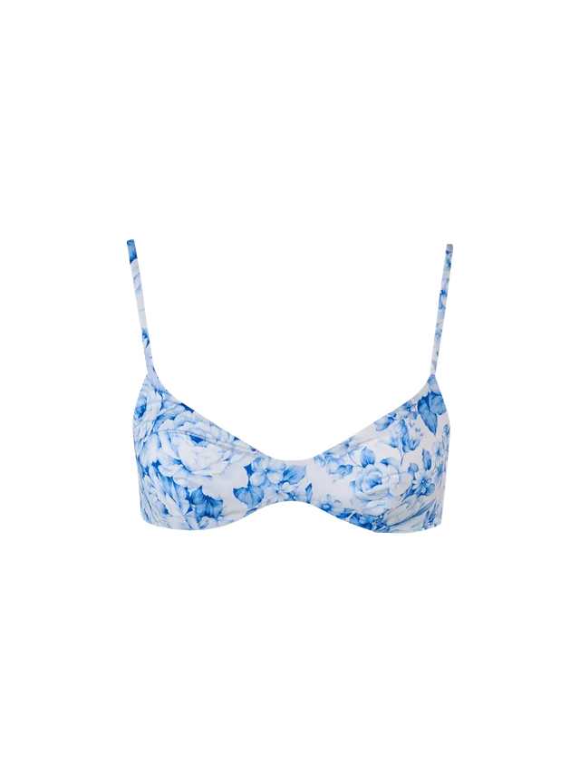mc2-saint-barth-may-top-bikini-bralette-toile-de-jouy-blu-e-bianco image 1