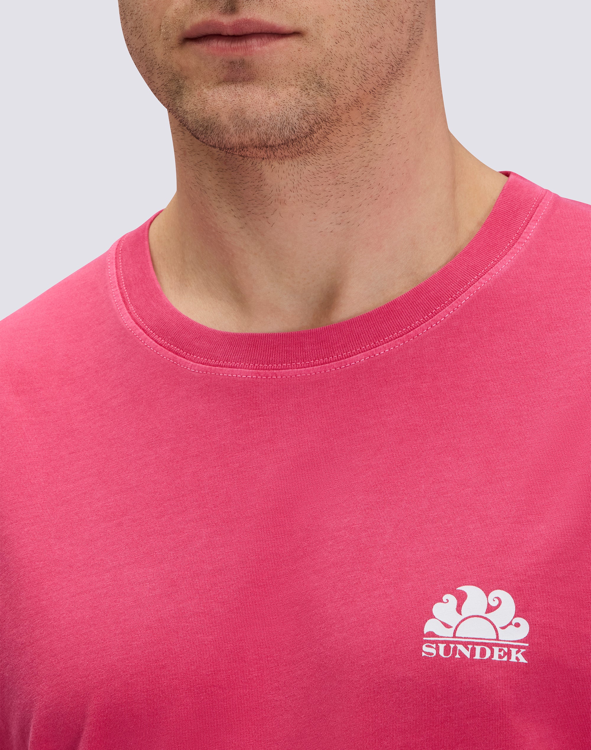 sundek-goldenwave-t-shirt-uomo-girocollo-tinto-capo image 4