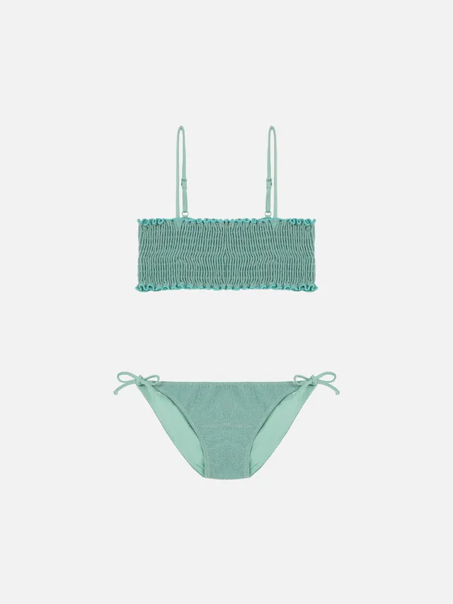 mc2-saint-barth-bikini-tilly-bimba-bralette-lurex-verde-acqua-con-lacci image 1