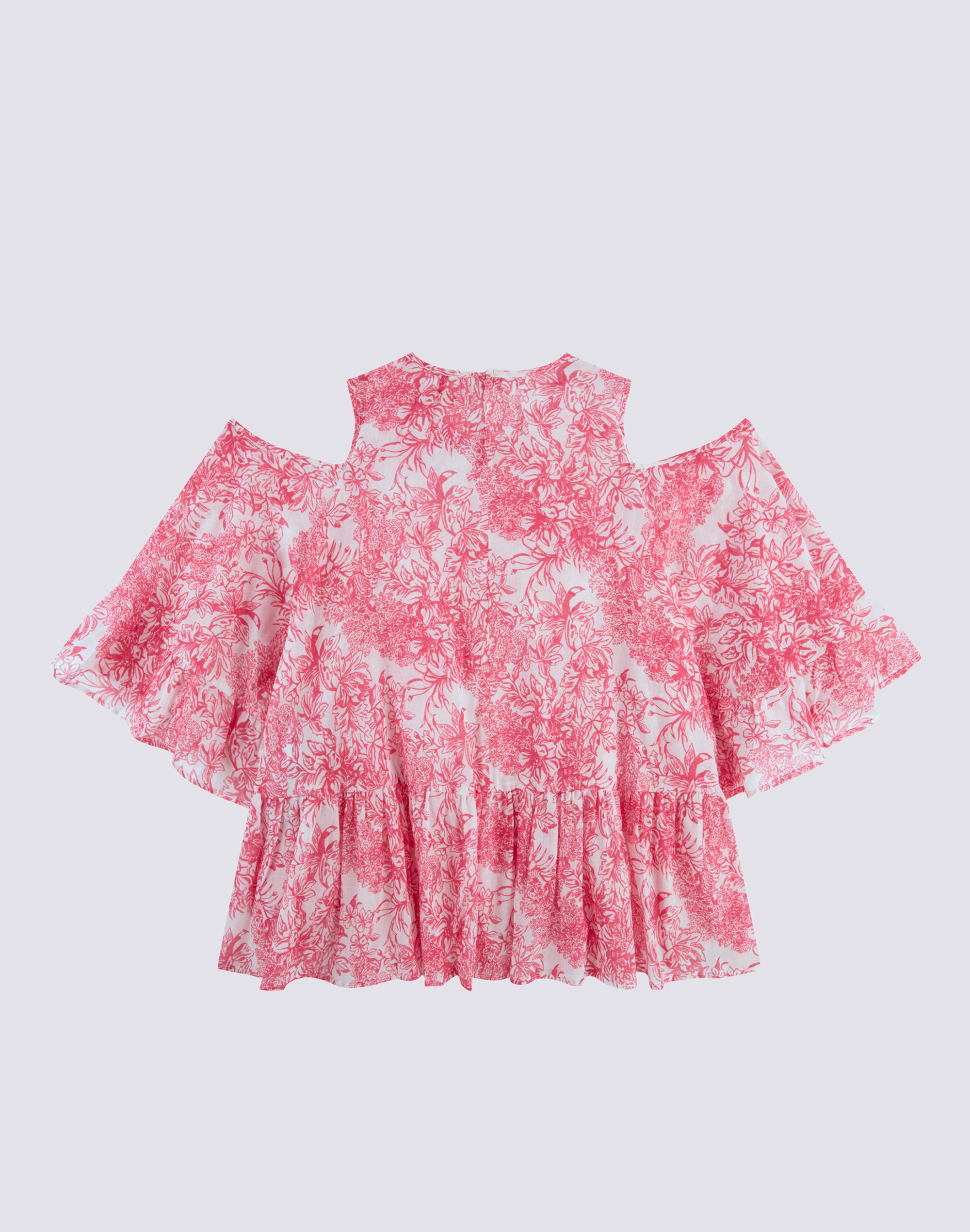 sundek-abito-corto-bambina-con-stampa-fleur-de-joie-a-maniche-lunghe image 3