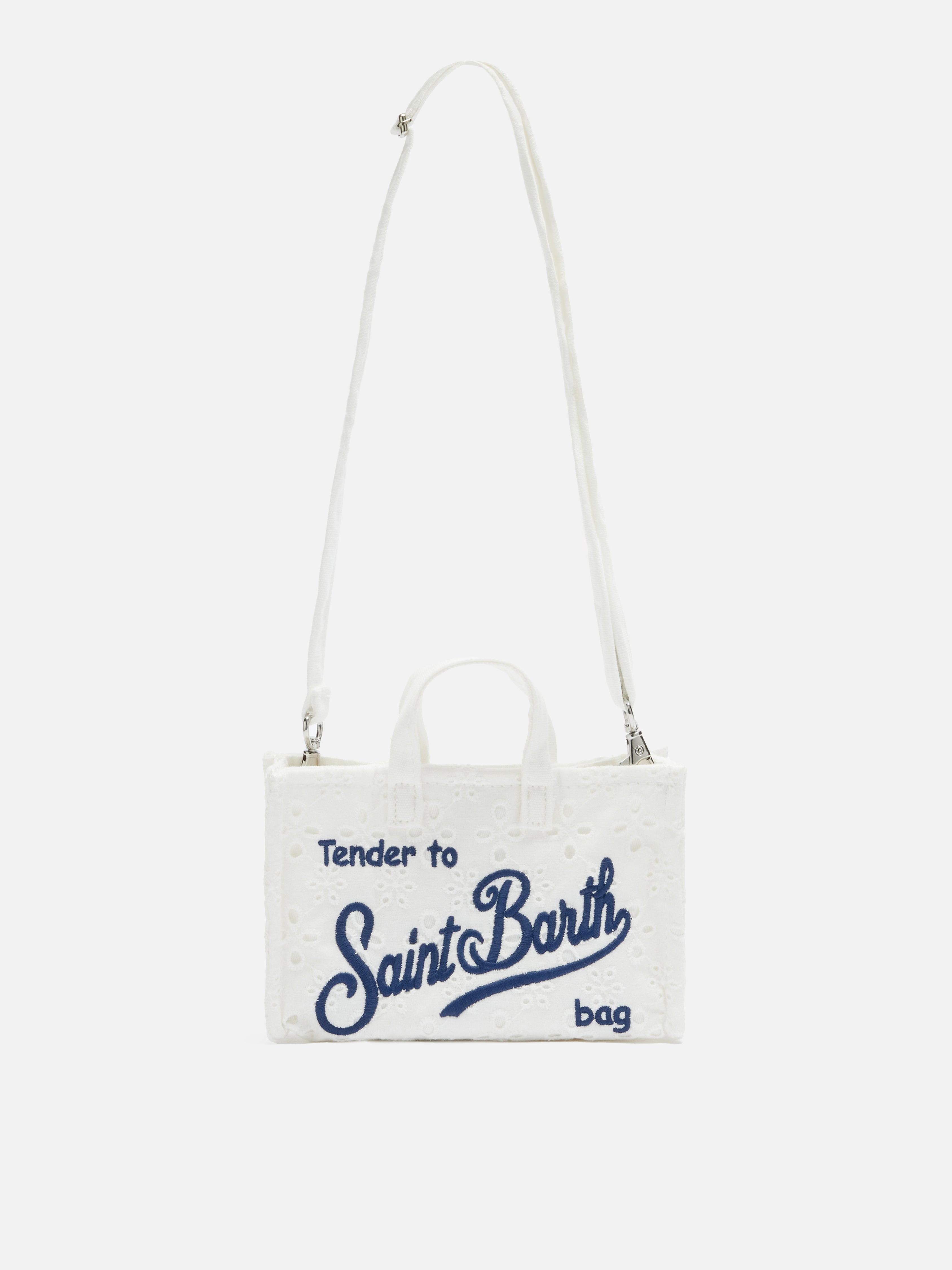 mc2-saint-barth-borsa-phone-micro-sangallo-bianca-con-logo-ricamato image 1