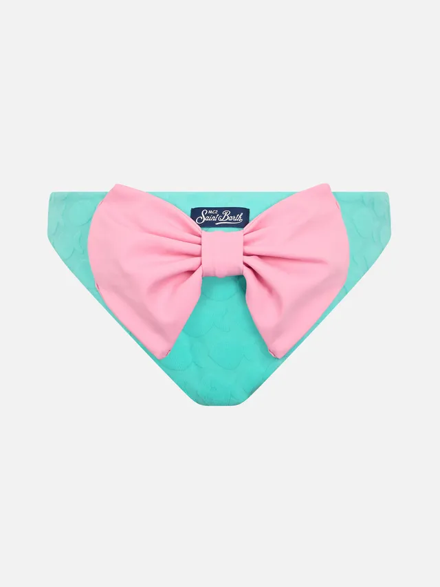 mc2-saint-barth-madame-slip-mare-bimba-verde-acqua-fiocco image 1