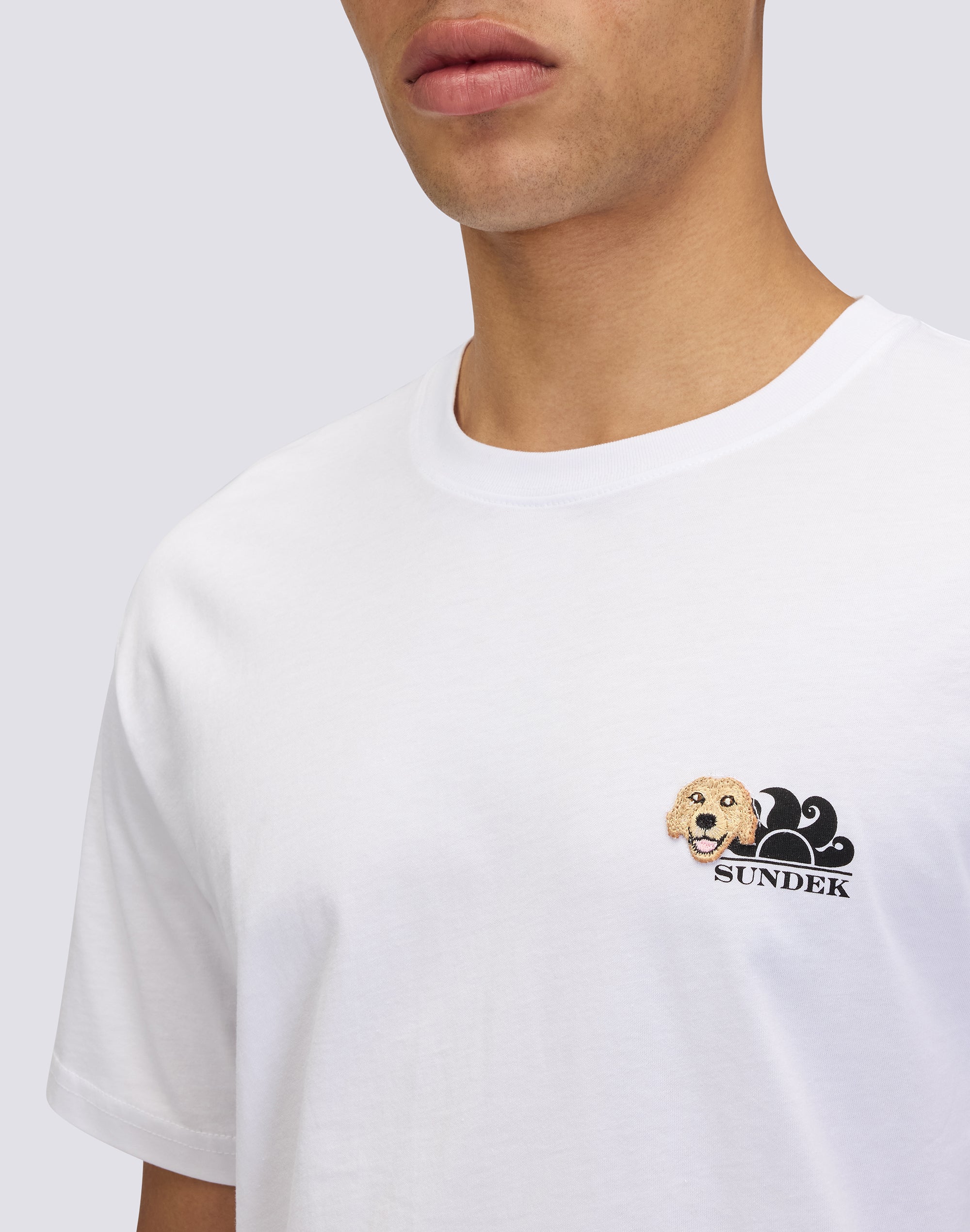 sundek-t-shirt-capsule-pelo-lookout-golden-retriever-uomo-in-cotone image 1