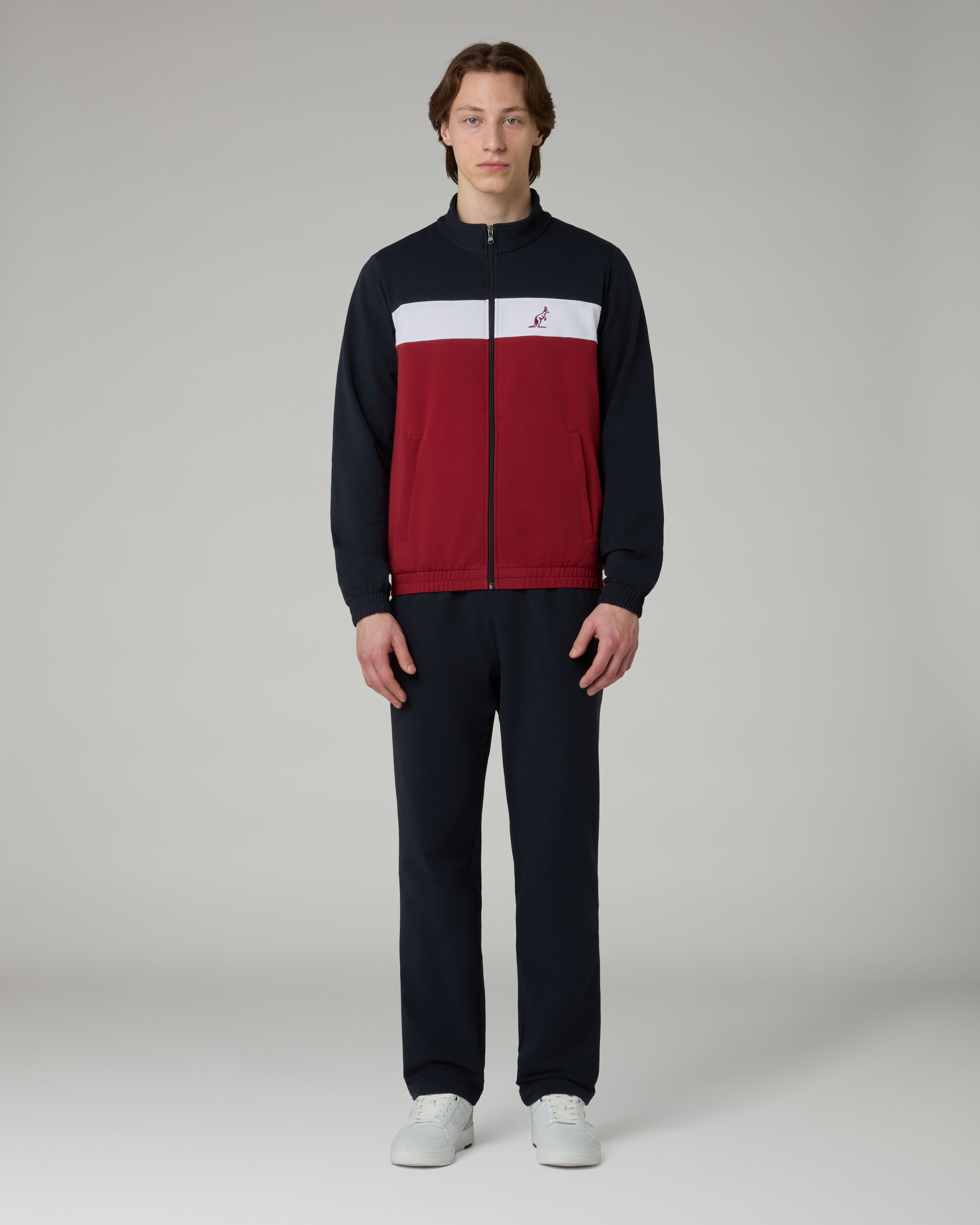 australian-heritage-tracksuit-tuta-bordeaux-in-felpa-elasticizzata image 1