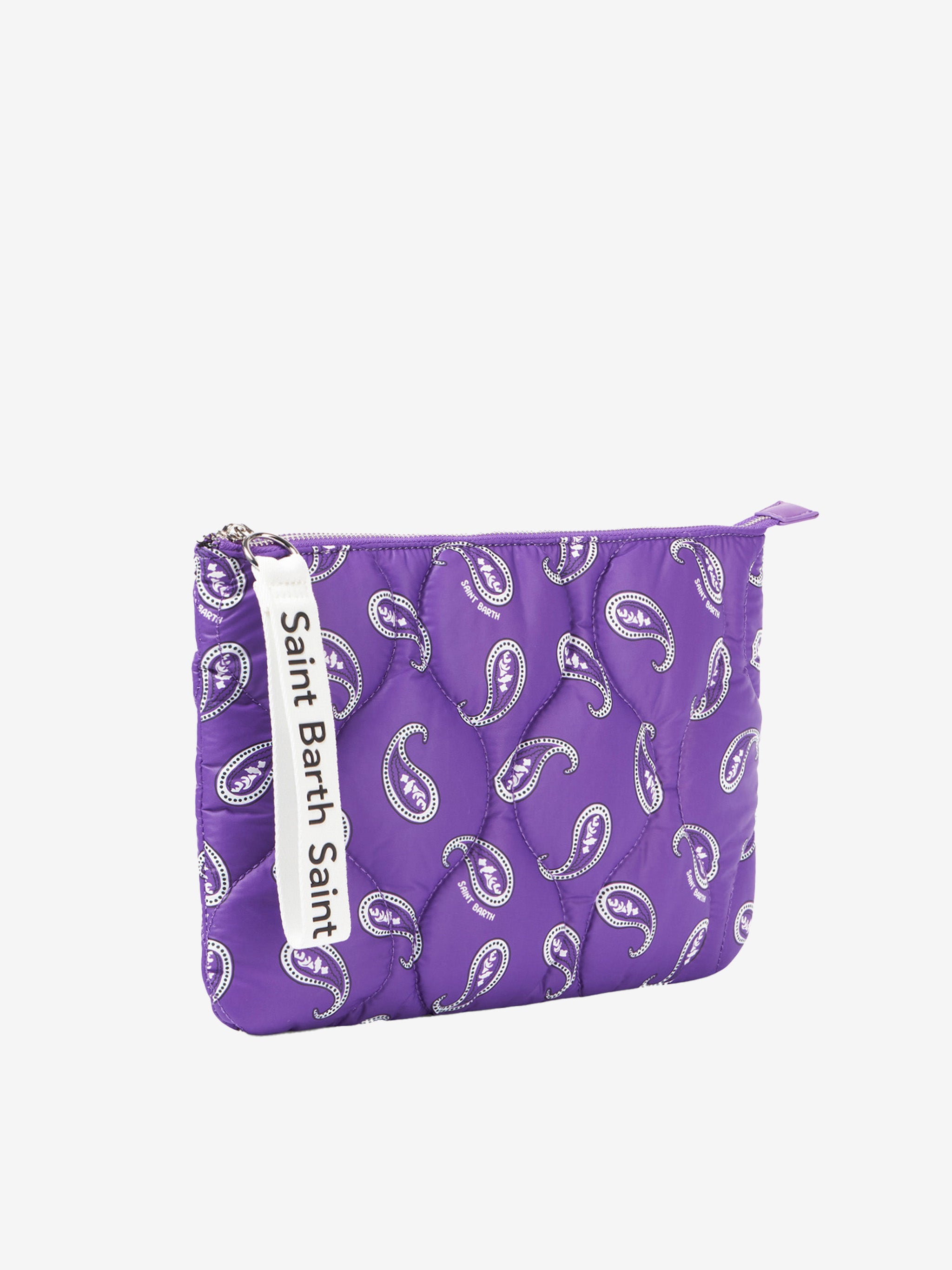 pochette-imbottita-mc2-saint-barth-con-stampa-paisley-viola image 5