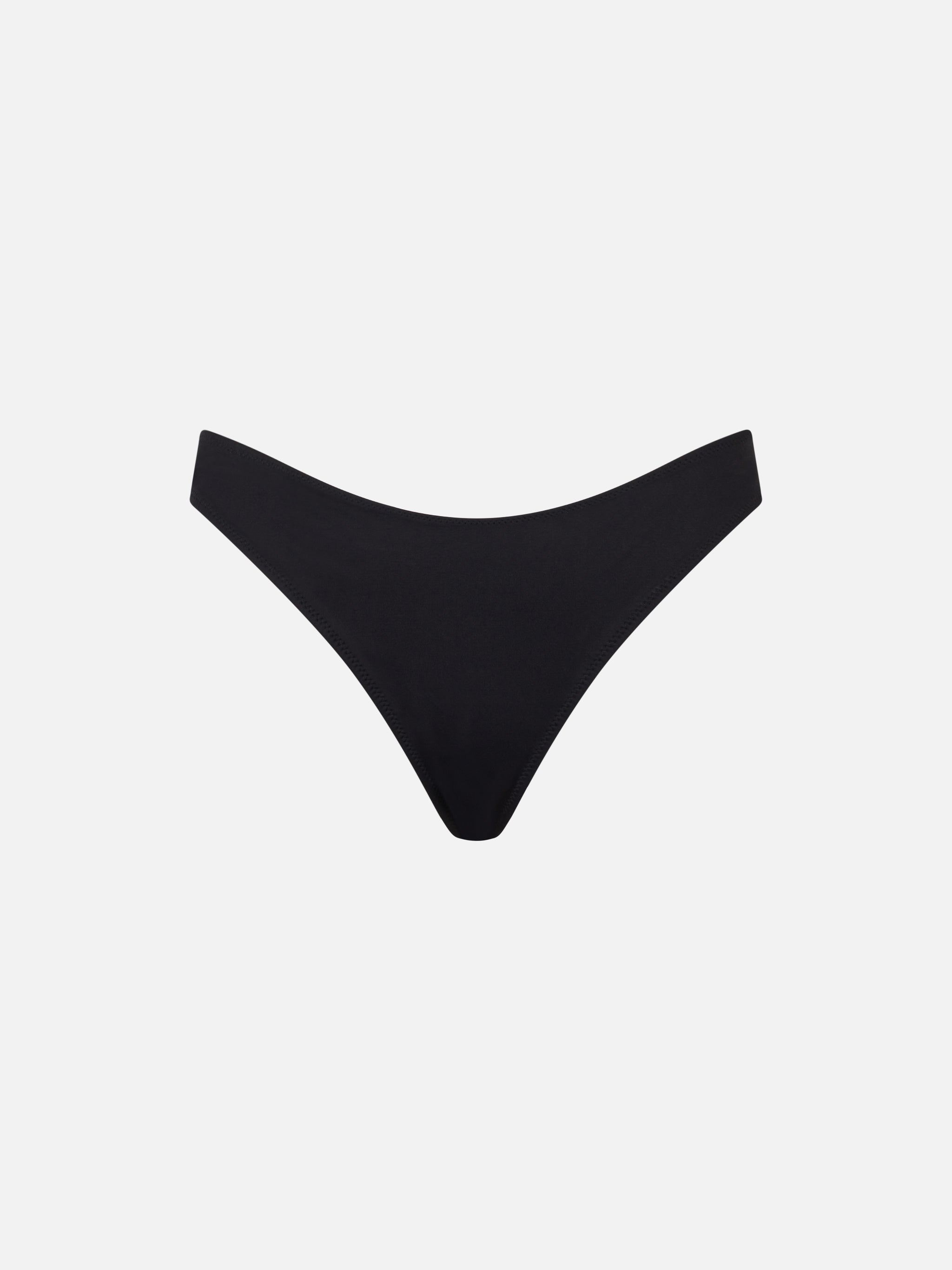 mc2-saint-barth-elise-slip-mare-donna-nero-tinta-unita image 1
