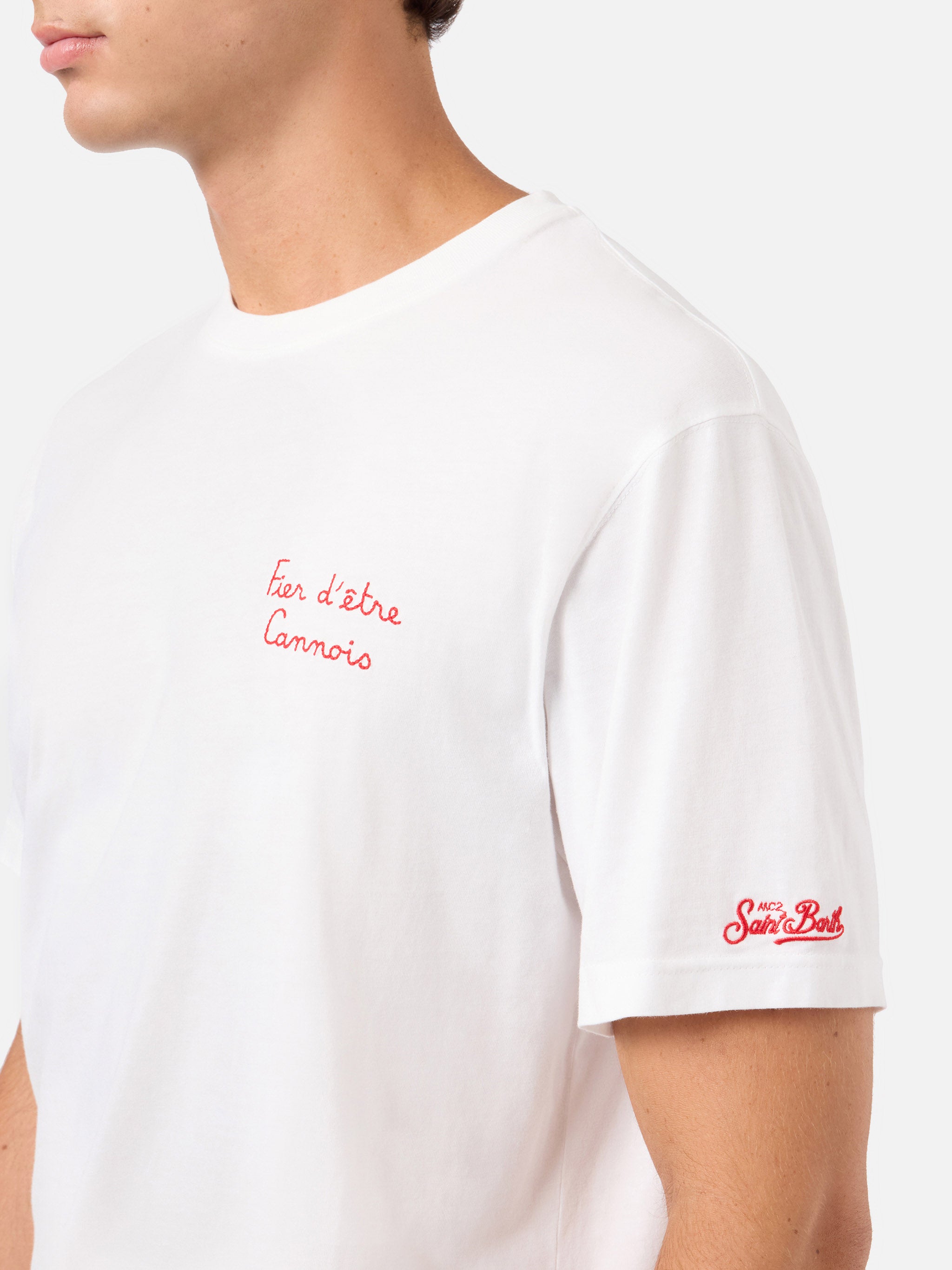 mc2-saint-barth-t-shirt-portofino-uomo-bianca-as-cannes-special-edition image 5