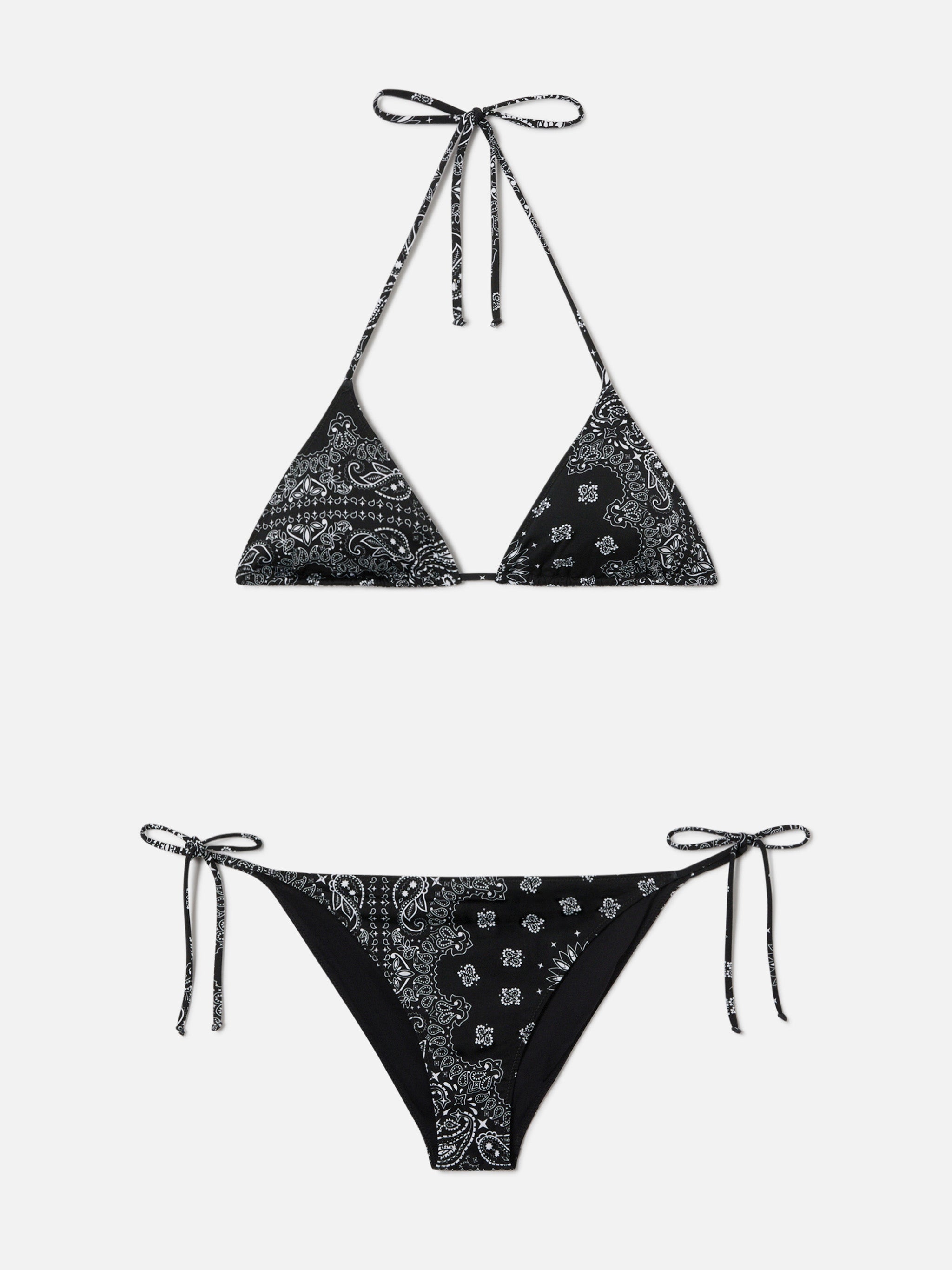 mc2-saint-barth-bikini-leah-virgo-stampa-bandana-nero-donna image 1