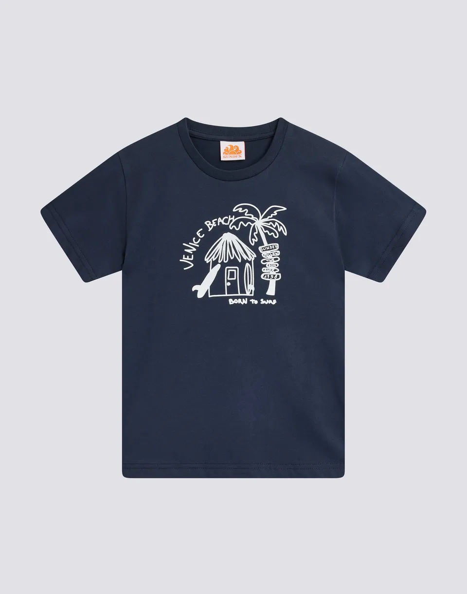 sundek-t-shirt-bambino-venice-beach-manica-corta image 1