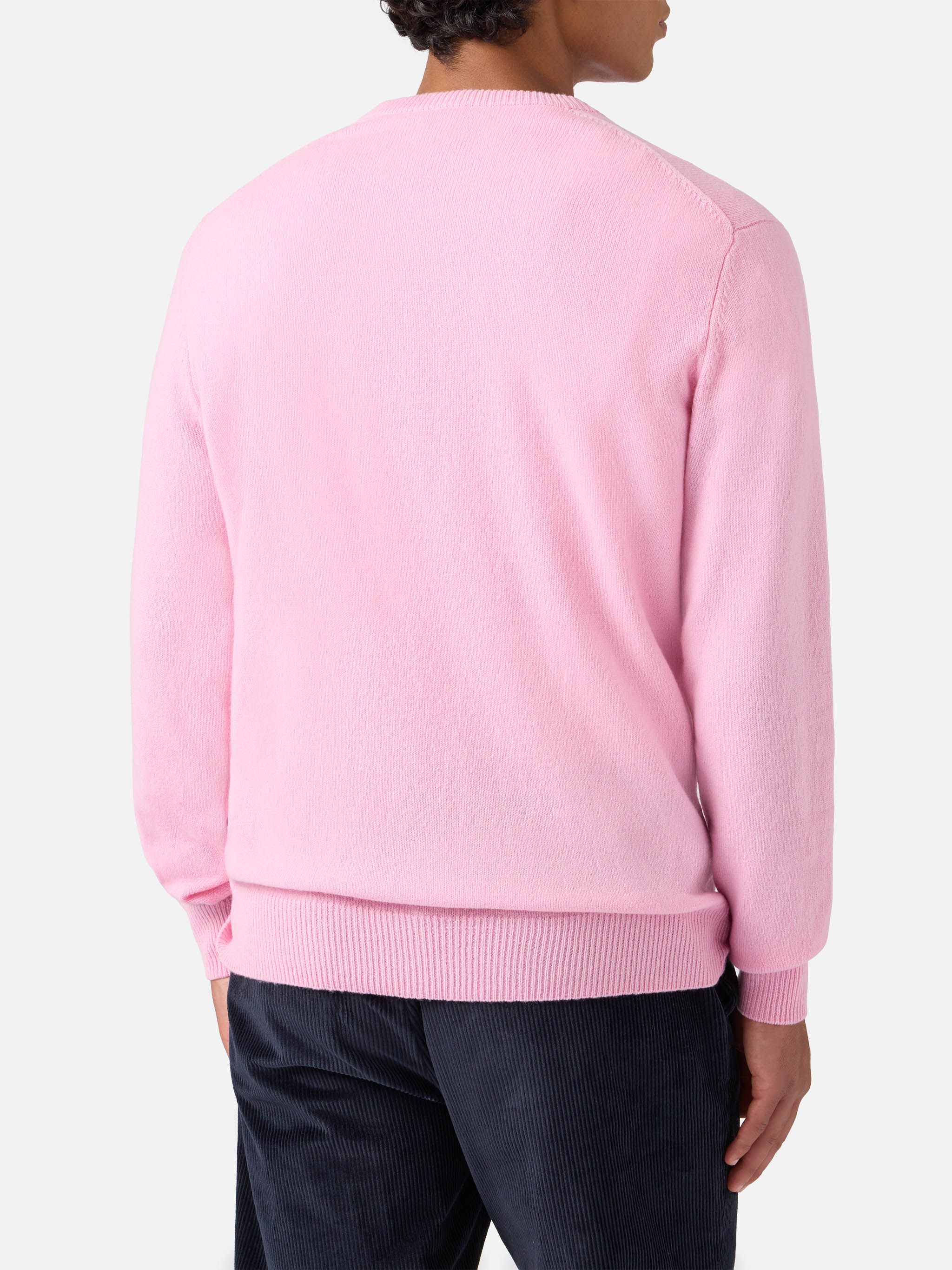 mc2-saint-barth-regent-maglione-100-lambswool-rosa-uomo image 3