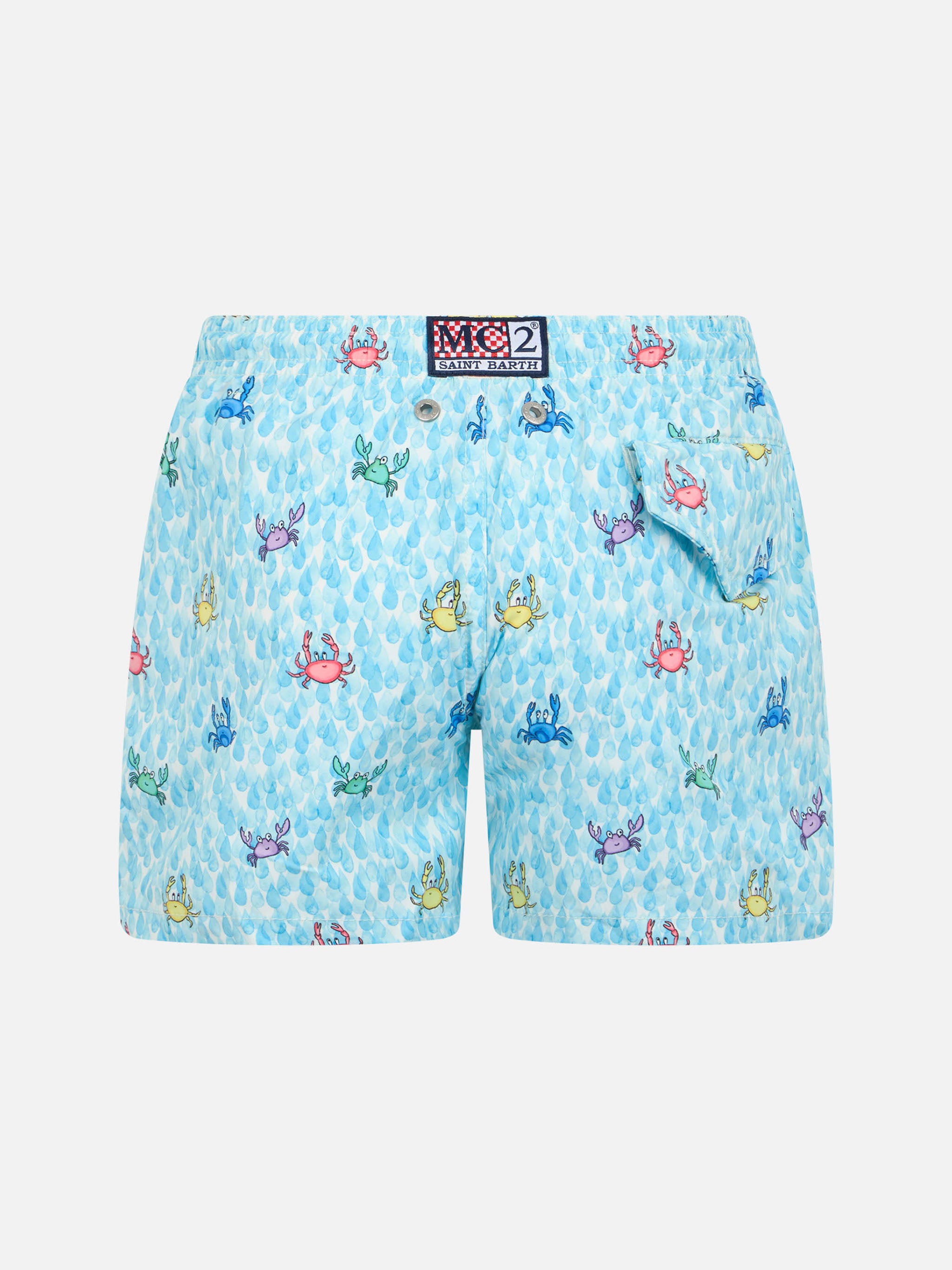mc2-saint-barth-comfort-light-jr-costume-bagno-bambino-bianco-con-stampa-granchi image 2