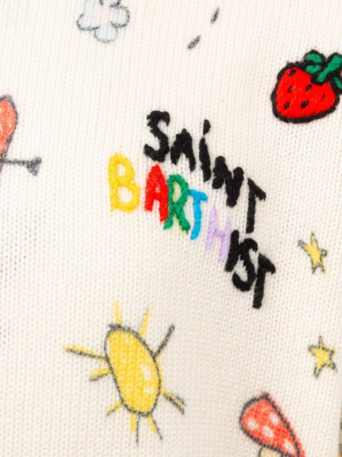 mc2-saint-barth-maglione-girocollo-princess-bianco-da-bambina-con-stampa-saint-b image 2