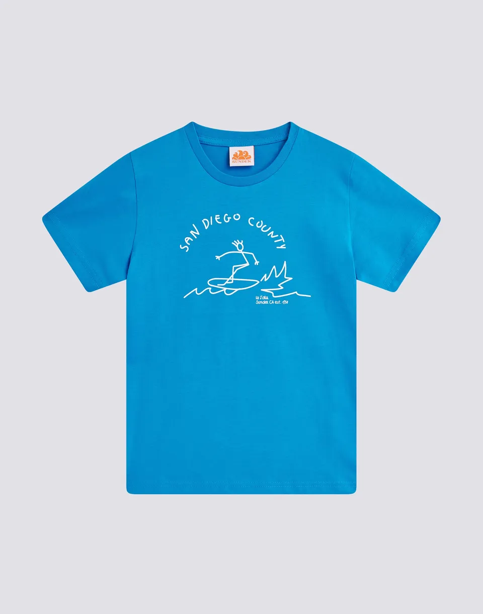 sundek-t-shirt-bambino-san-diego-county-manica-corta image 1