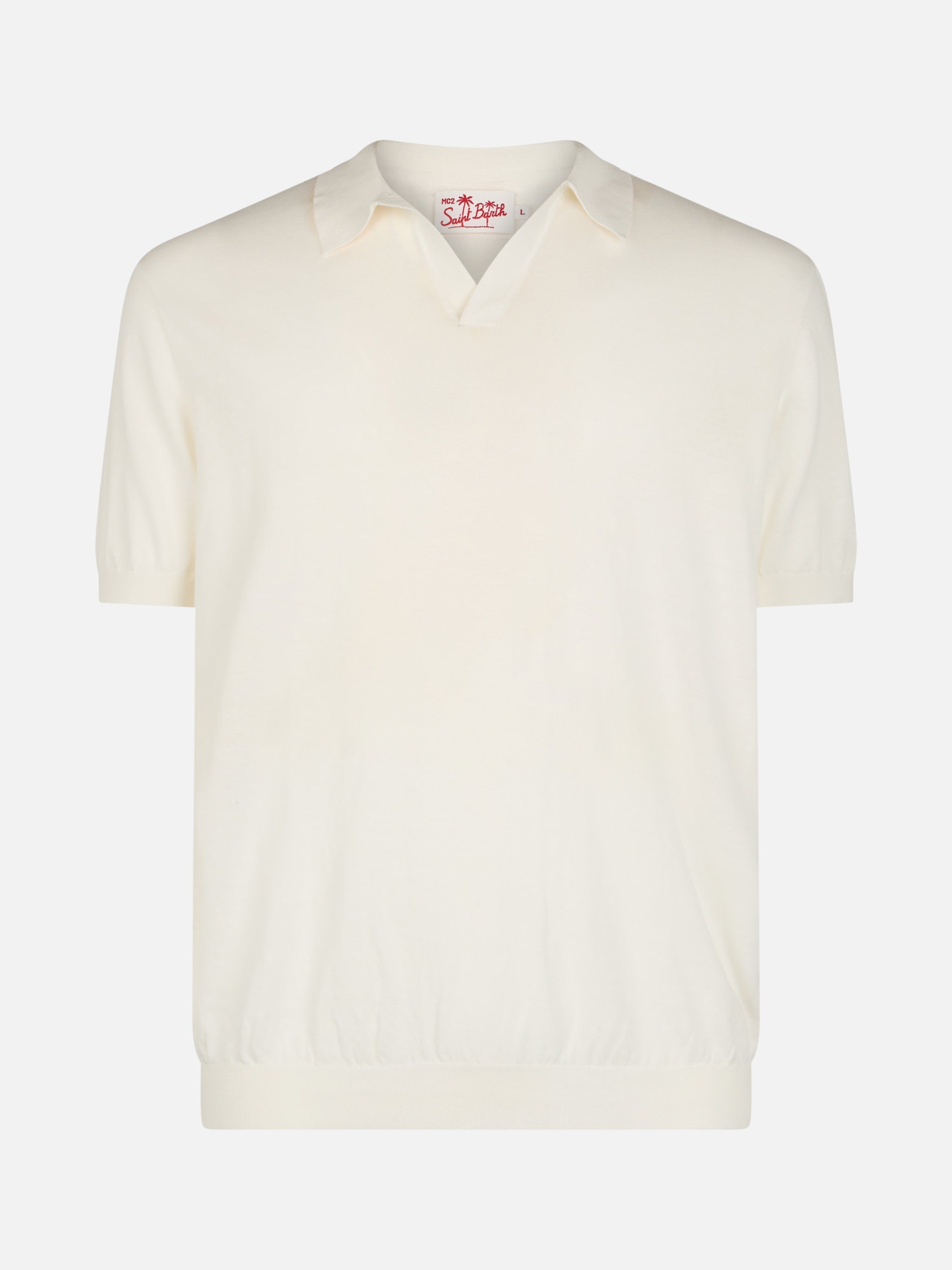mc2-saint-barth-polo-in-maglia-sloan-senza-bottoni-ice-cotton-color-burro image 4