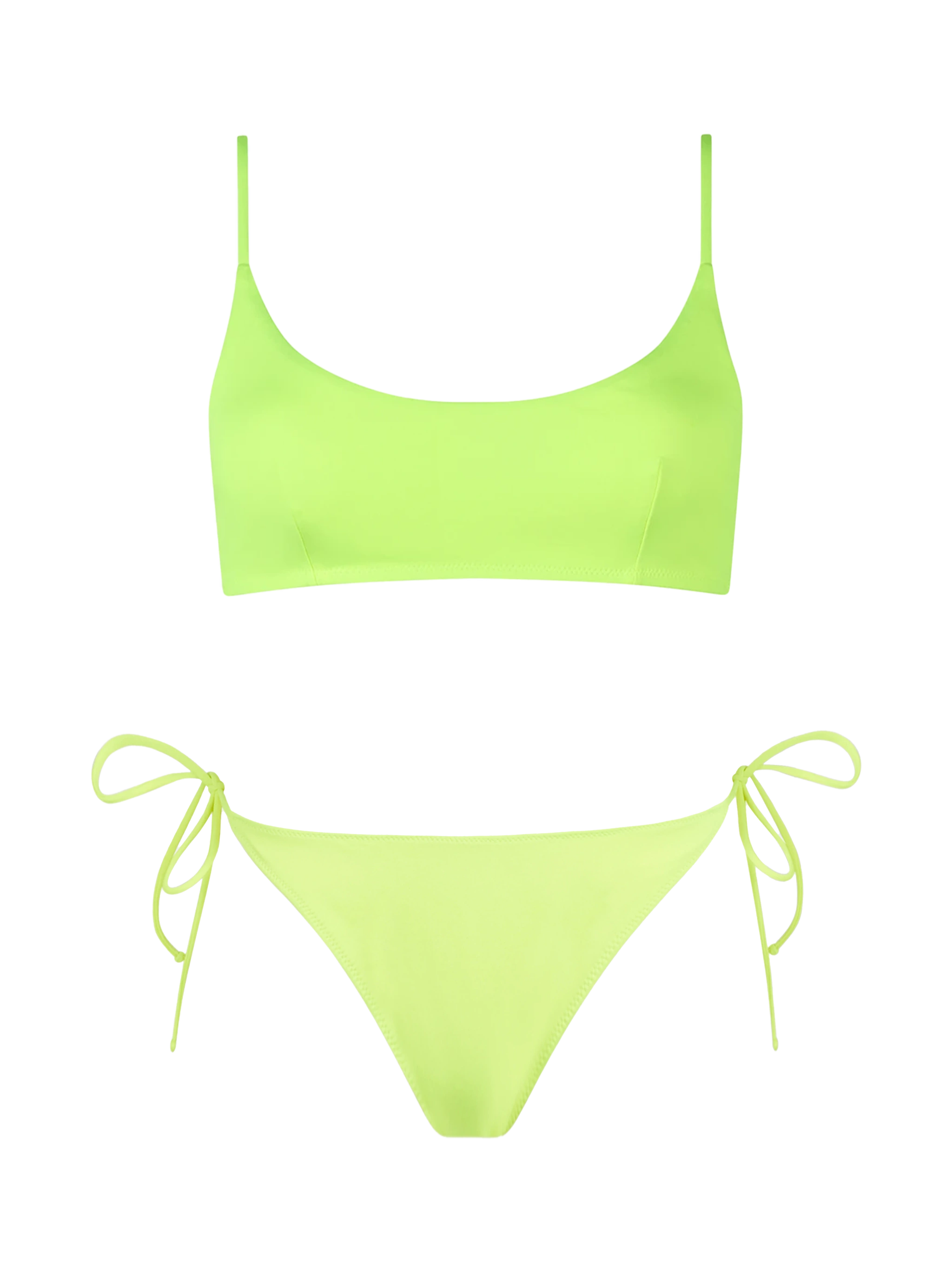 mc2-saint-barth-judy-virgo-bikini-bralette-giallo-fluo-donna image 1