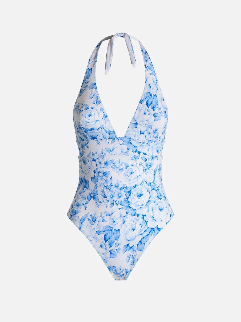 mc2-saint-barth-marylin-costume-intero-donna-floreale-azzurro-con-cintura image 1