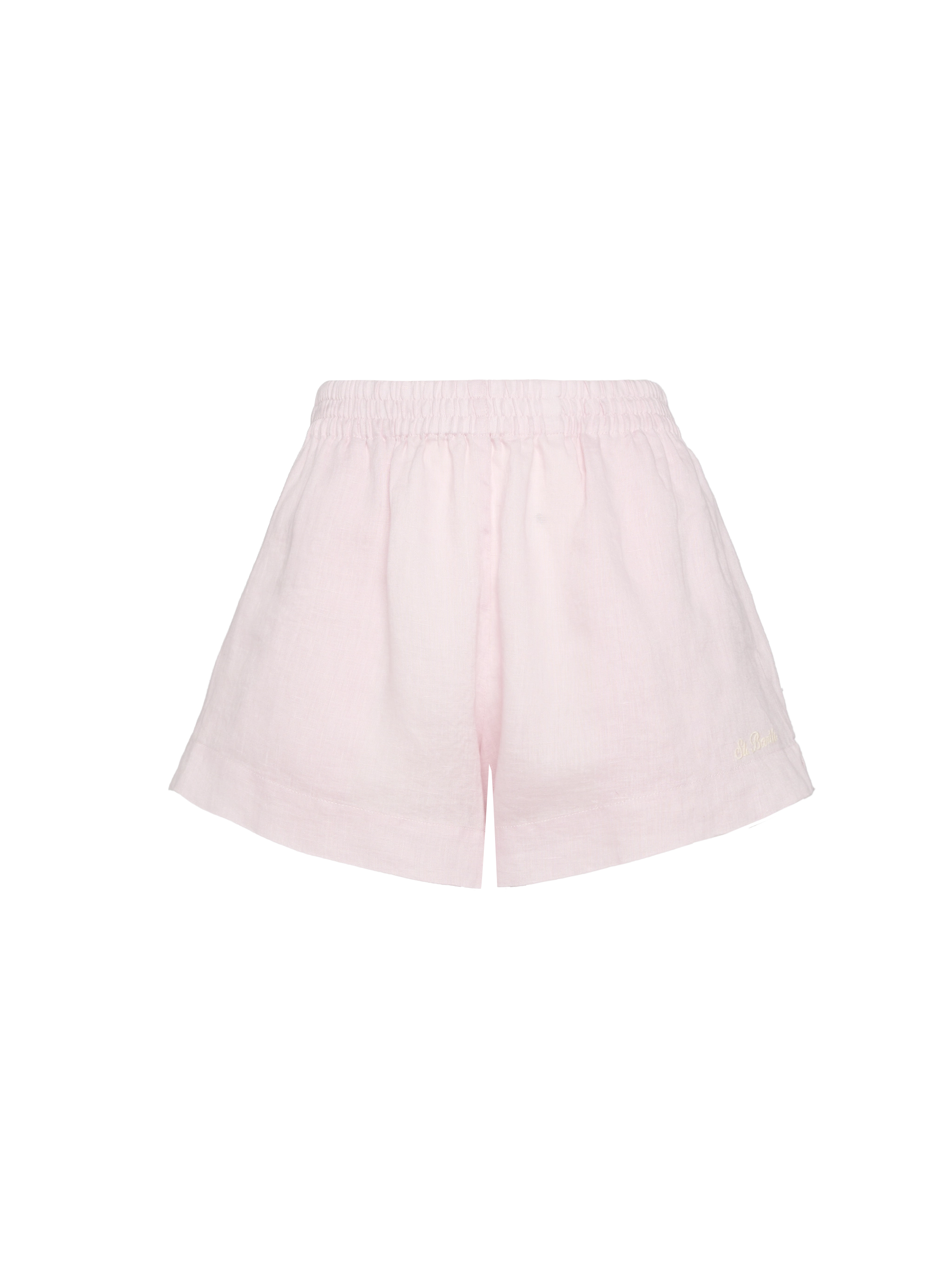 mc2-saint-barth-meave-shorts-donna-pull-up-in-lino-rosa image 4