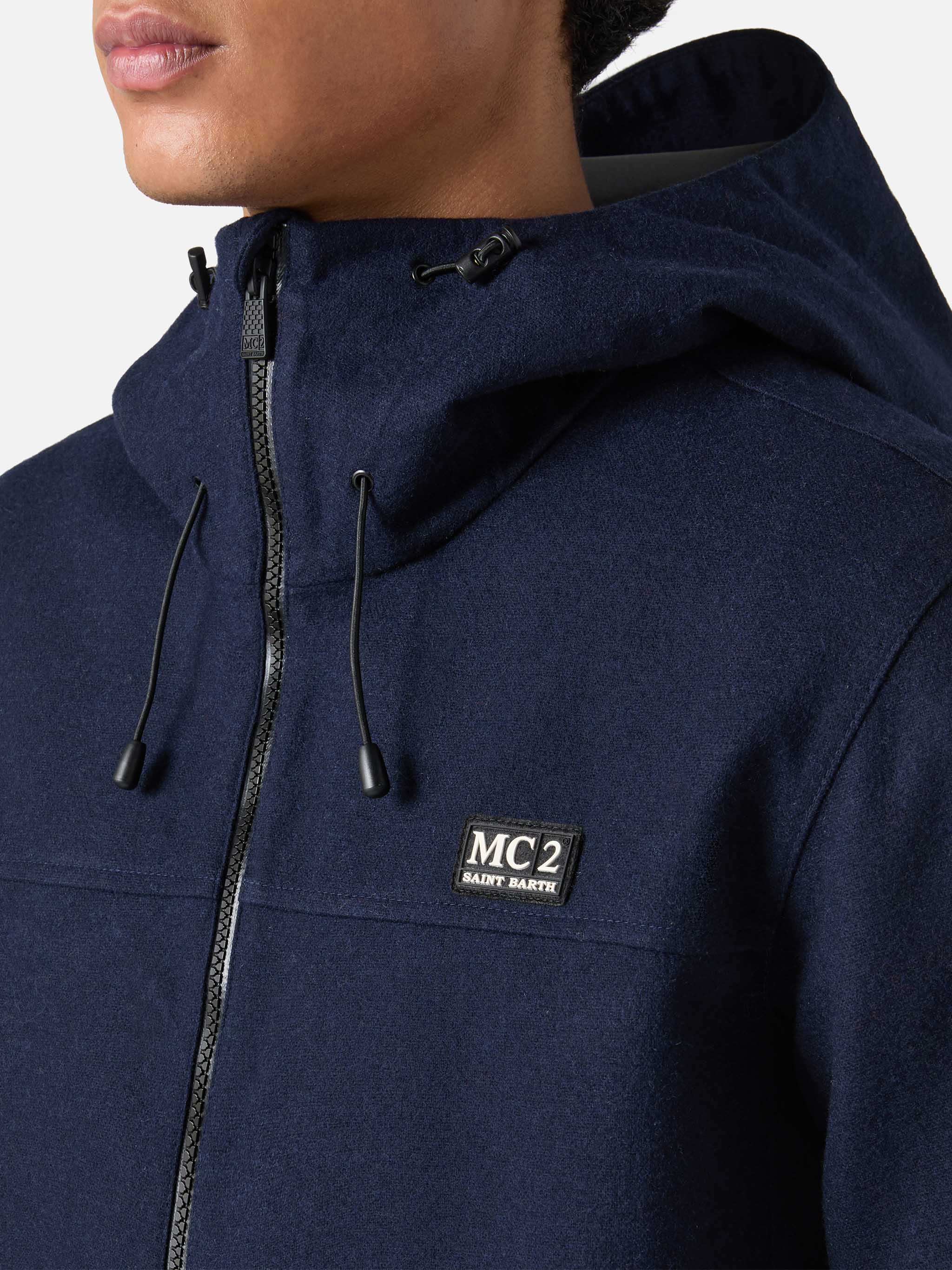 mc2-saint-barth-giacca-a-vento-kauris-blu-navy-con-cappuccio image 4