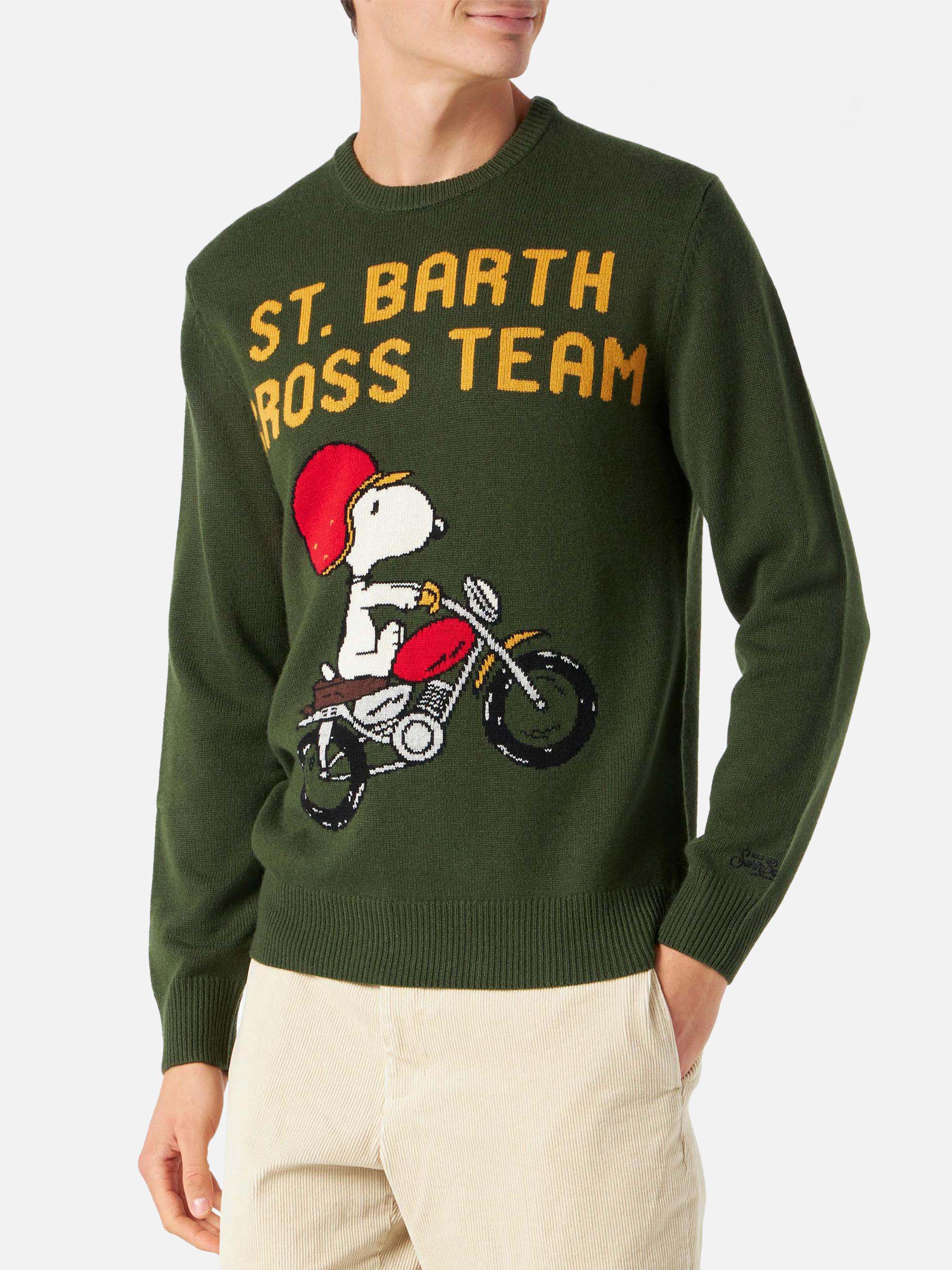 mc2-saint-barth-maglia-heron-uomo-snoopy-jacquard-special-edition-peanuts image 1
