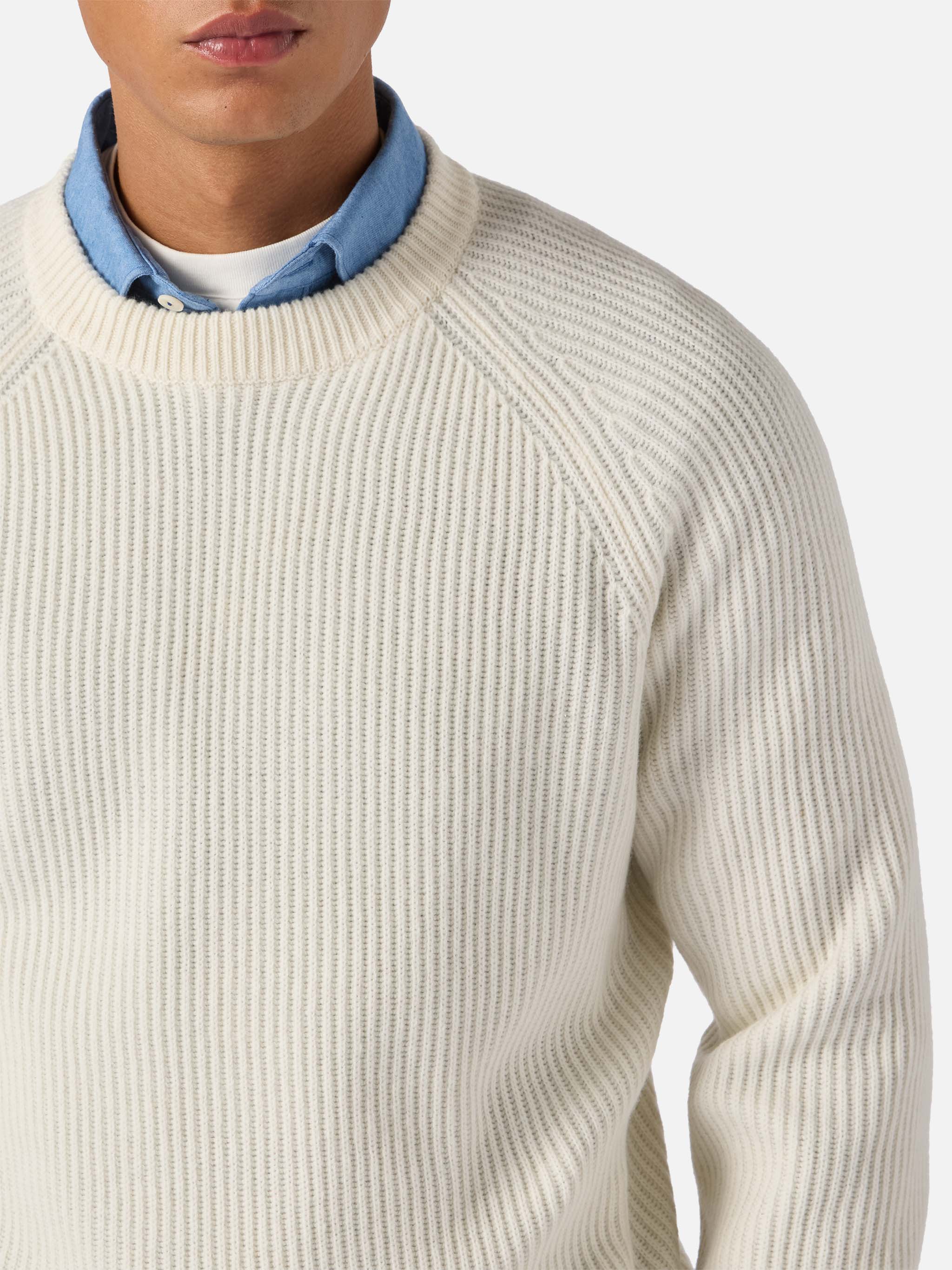 mc2-saint-barth-maglione-marine-uomo-bianco-coste-inglesi-100-lana image 2