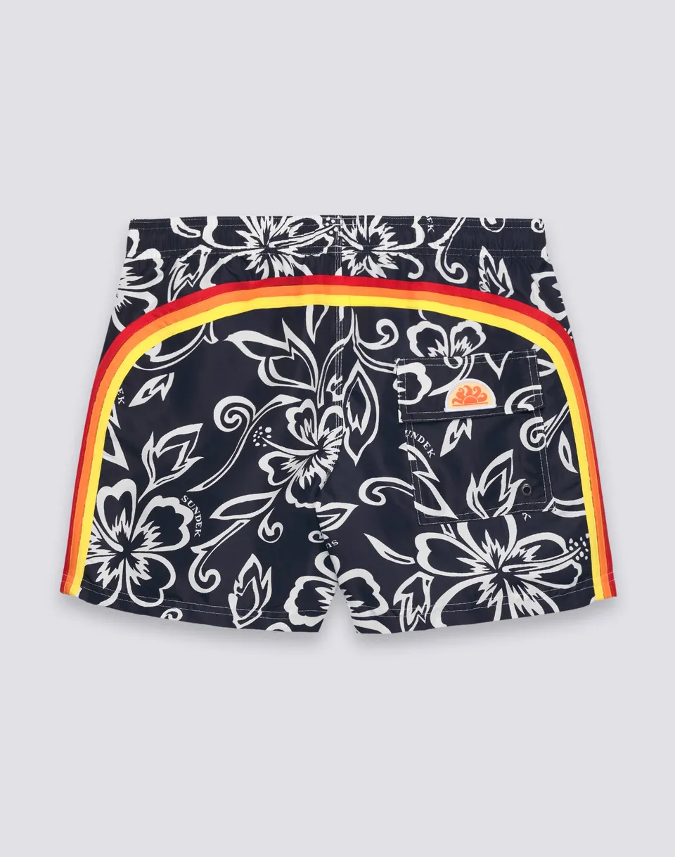 sundek-m504bdta1ia-costume-da-bagno-uomo-corto-archive-hibiscus-sk23 image 1