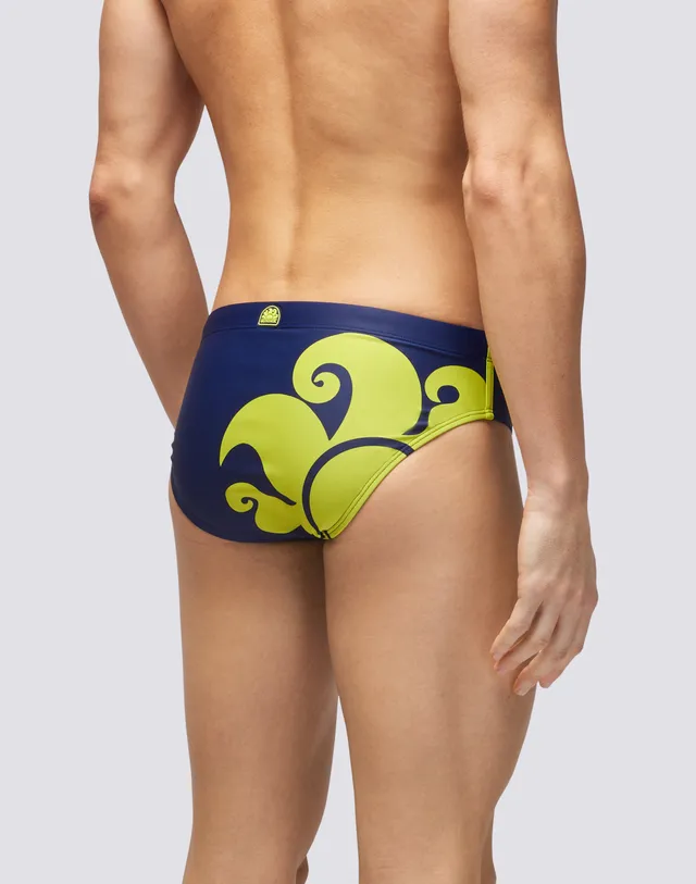 sundek-slip-mare-uomo-leonardo-stampa-logo-tessuto-econyl image 1