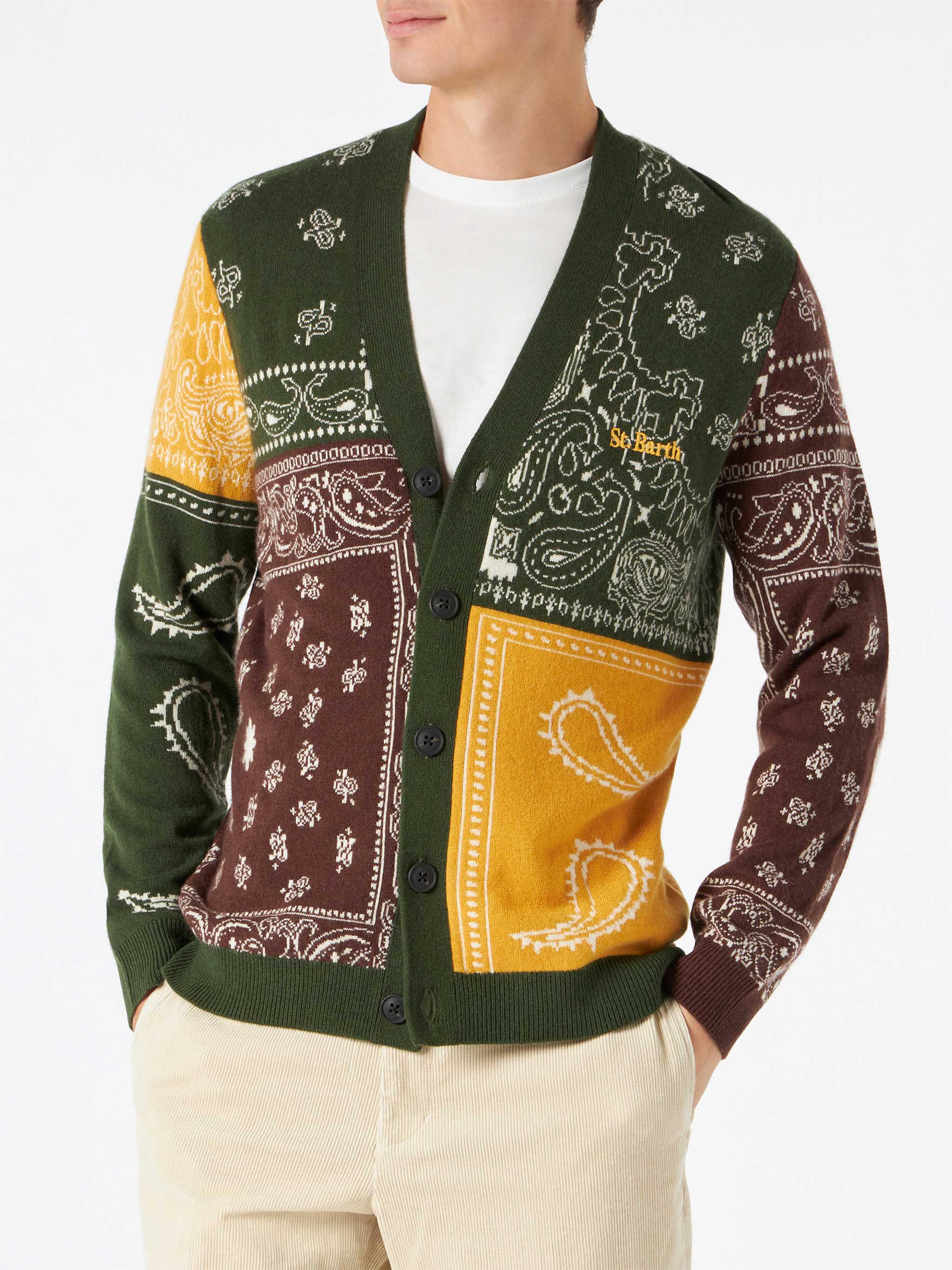 mc2-saint-barth-jonan-cardigan-uomo-in-misto-cashmere-stampa-bandana image 2